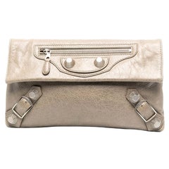 Balenciaga - Pochette enveloppe en cuir vintage