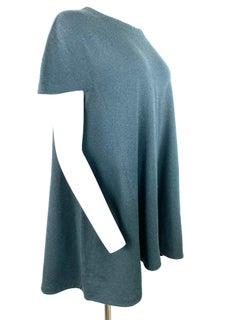 Vintage Balenciaga Navy Knit Mini Dress, Size 40