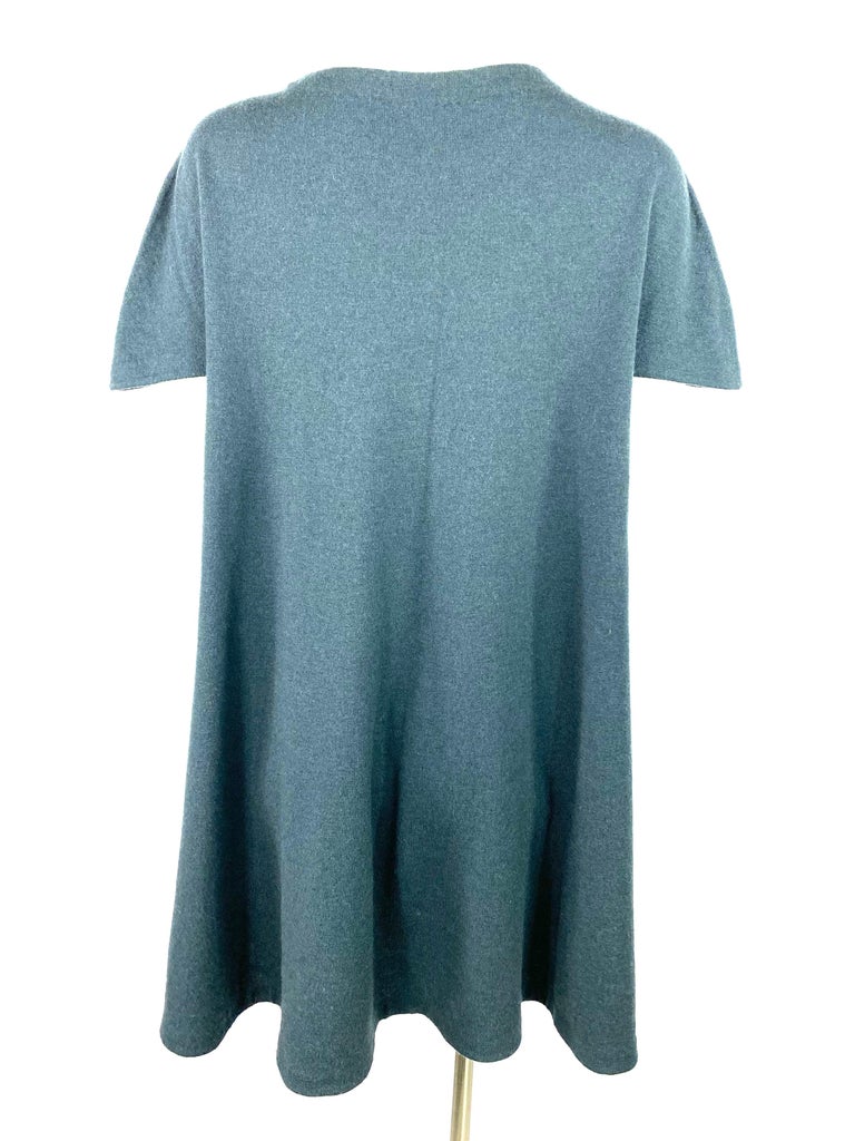Vintage Balenciaga Navy Knit Mini Dress, Size 40 For Sale at 
