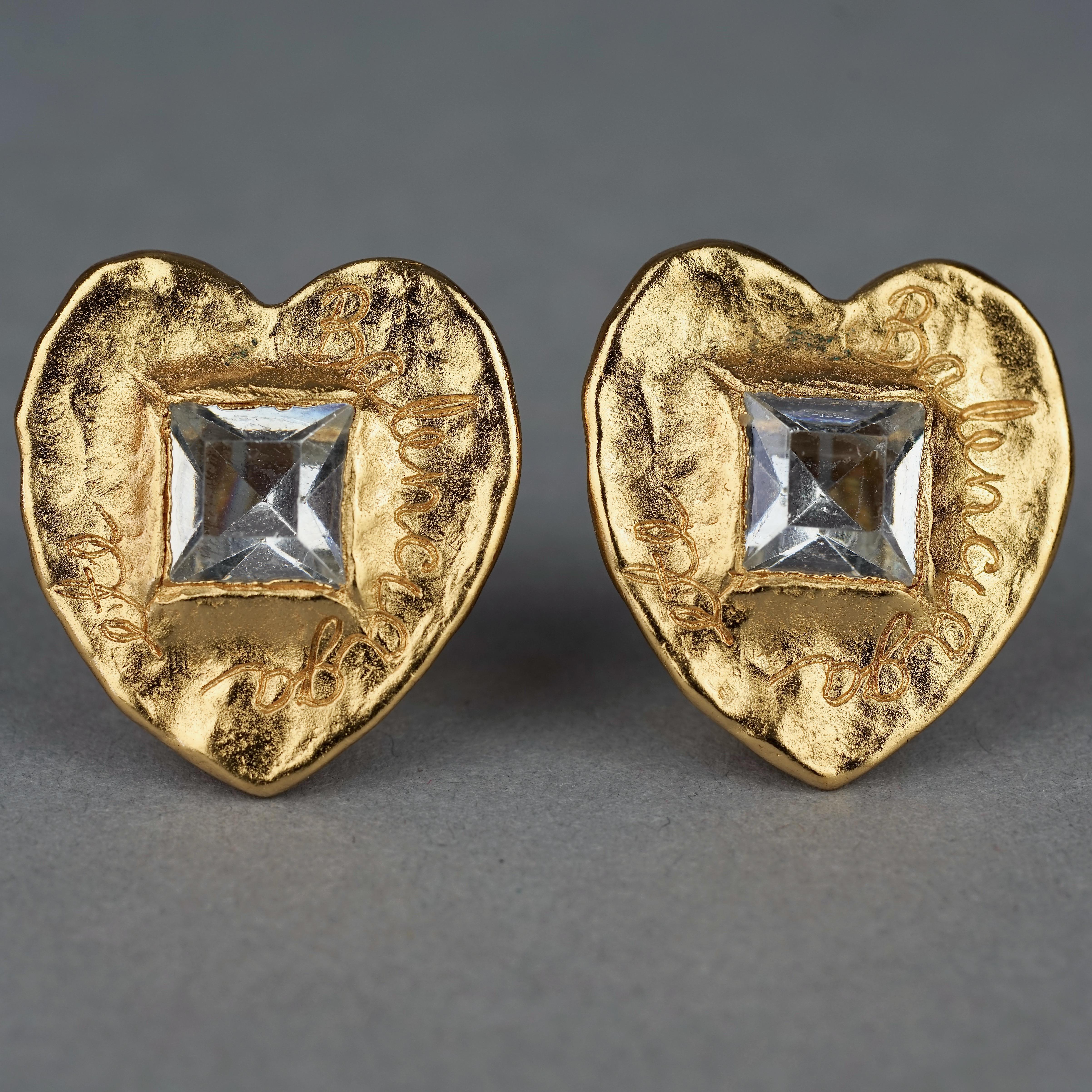 balenciaga shell earrings