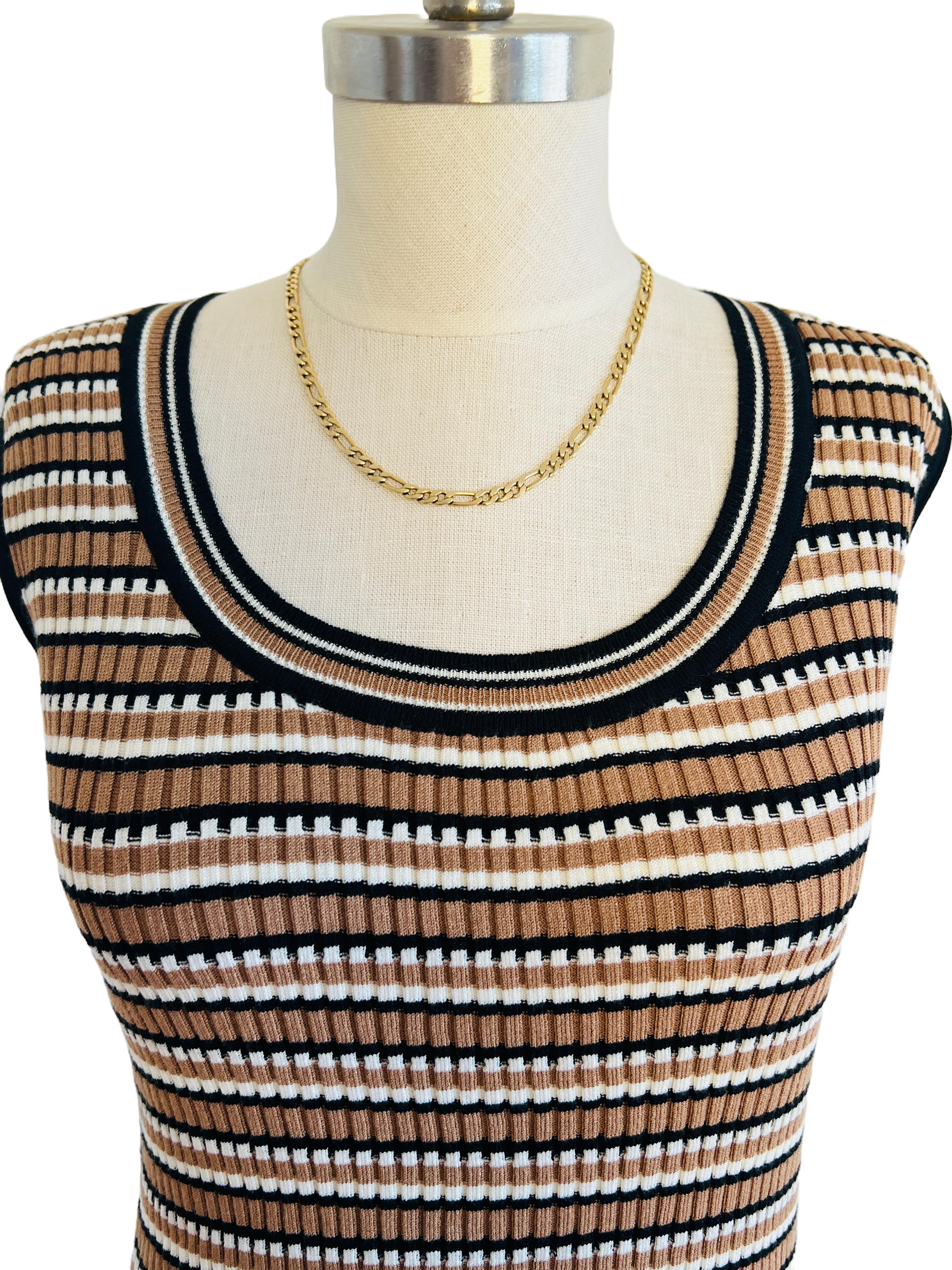 Contemporary Vintage Balestra Italy 14K 585 Yellow Gold Figaro Chain Necklace Unisex 19