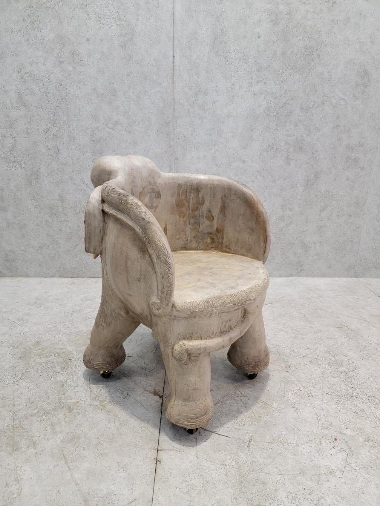 elephant chair antique