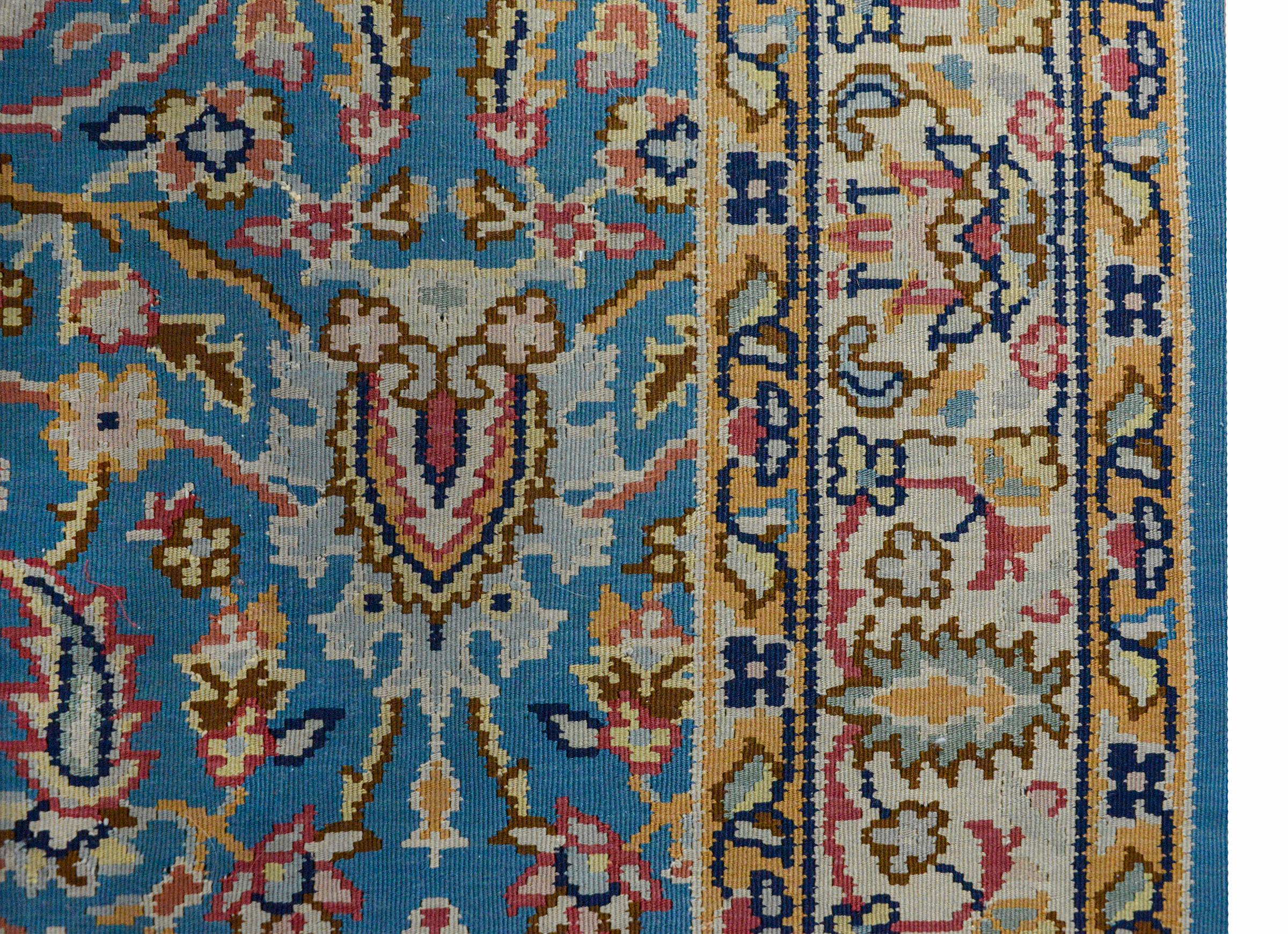 Vintage Balkhan Kilim In Good Condition For Sale In Chicago, IL