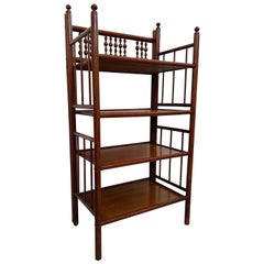 Vintage Ball and Stick Book Case or Storage Shelf