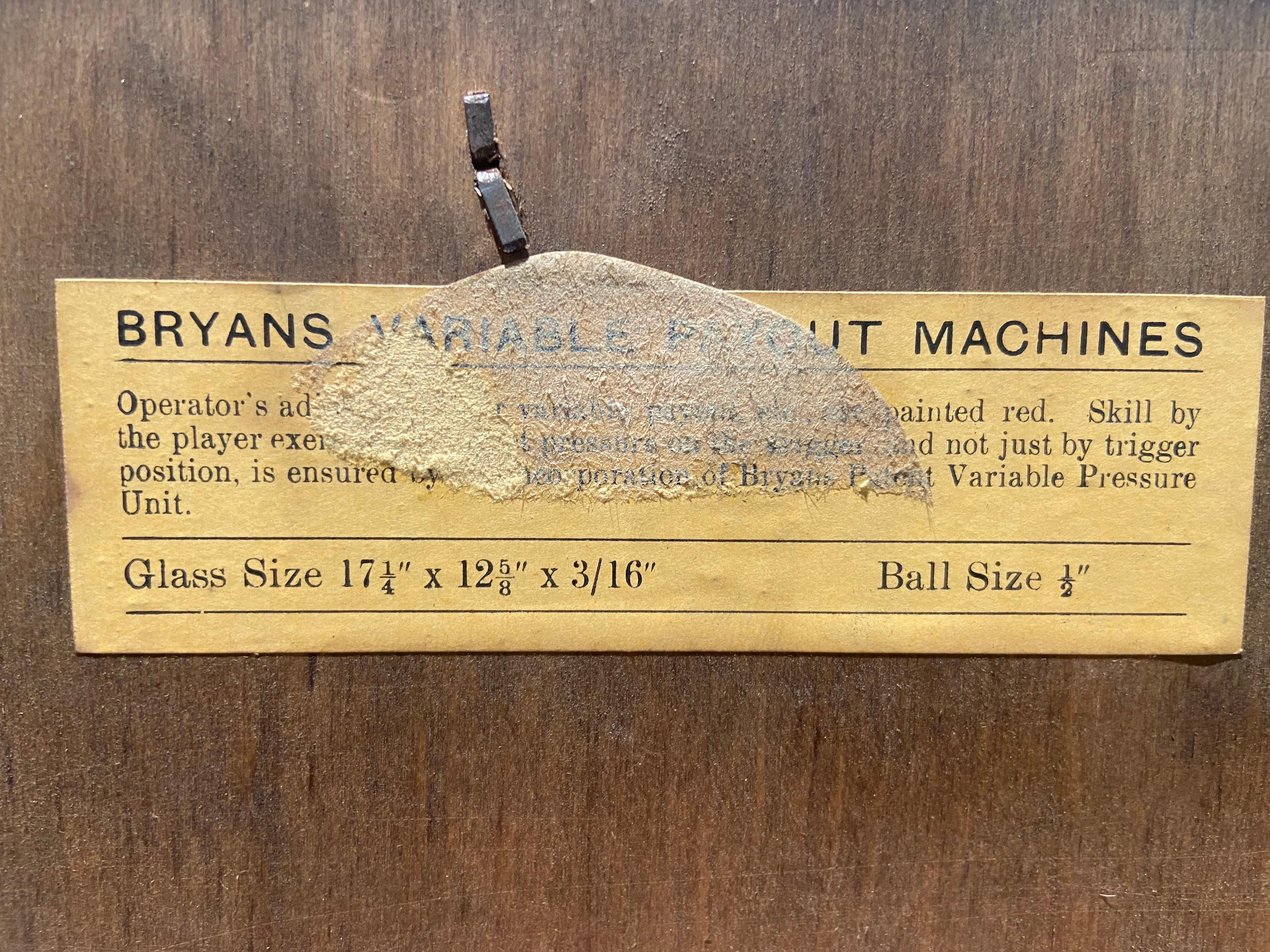 Vintage Ball Cascade Bryan's Elevenses Allwin Penny Slot Machine For Sale 1