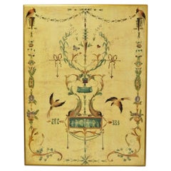 Vintage Ballard Design Neoclassical English Adams Style Printed Wall Art Picture