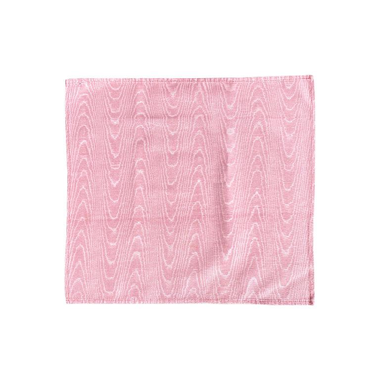 Hollywood Regency Vintage Ballet Pink Hexagonal Placemats and Matching Napkins, Set of 8 For Sale