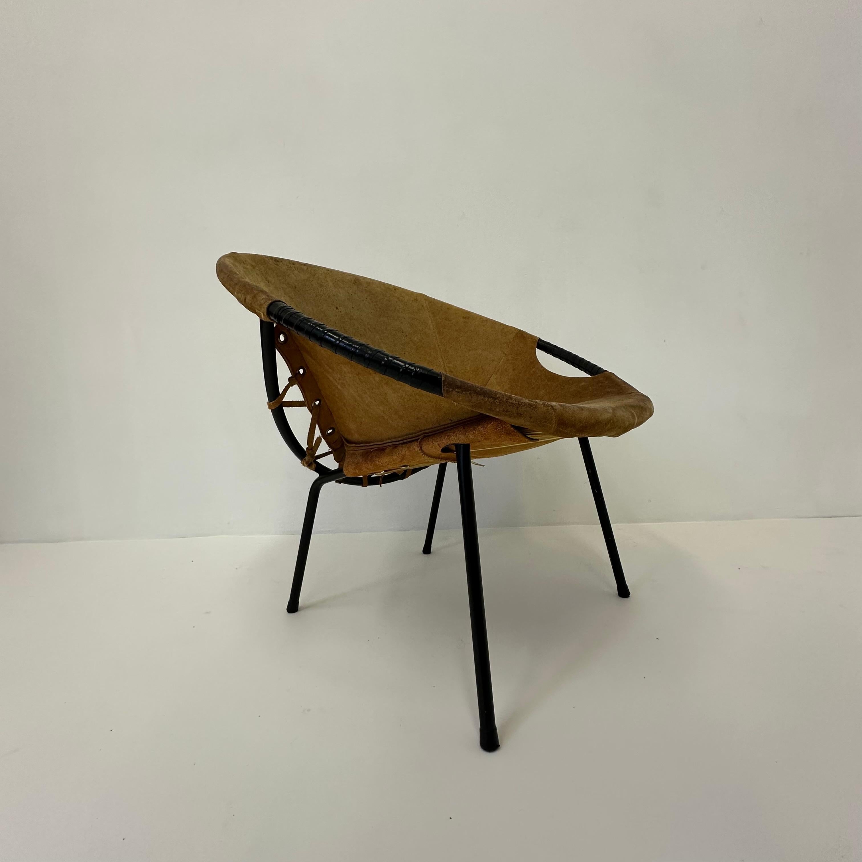 Silla globo vintage de Lusch & Co , años 70 , Alemania 6