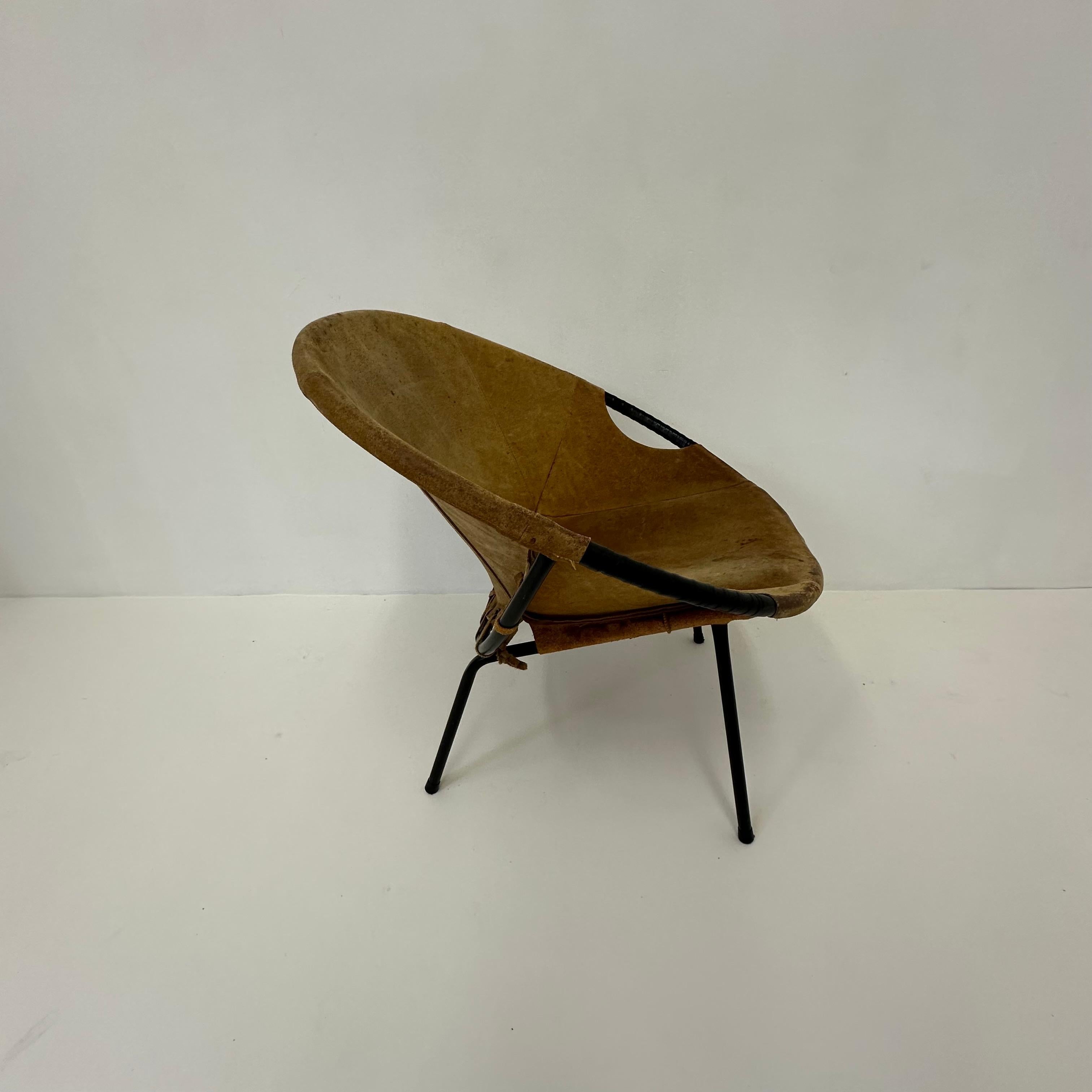 Silla globo vintage de Lusch & Co , años 70 , Alemania 10