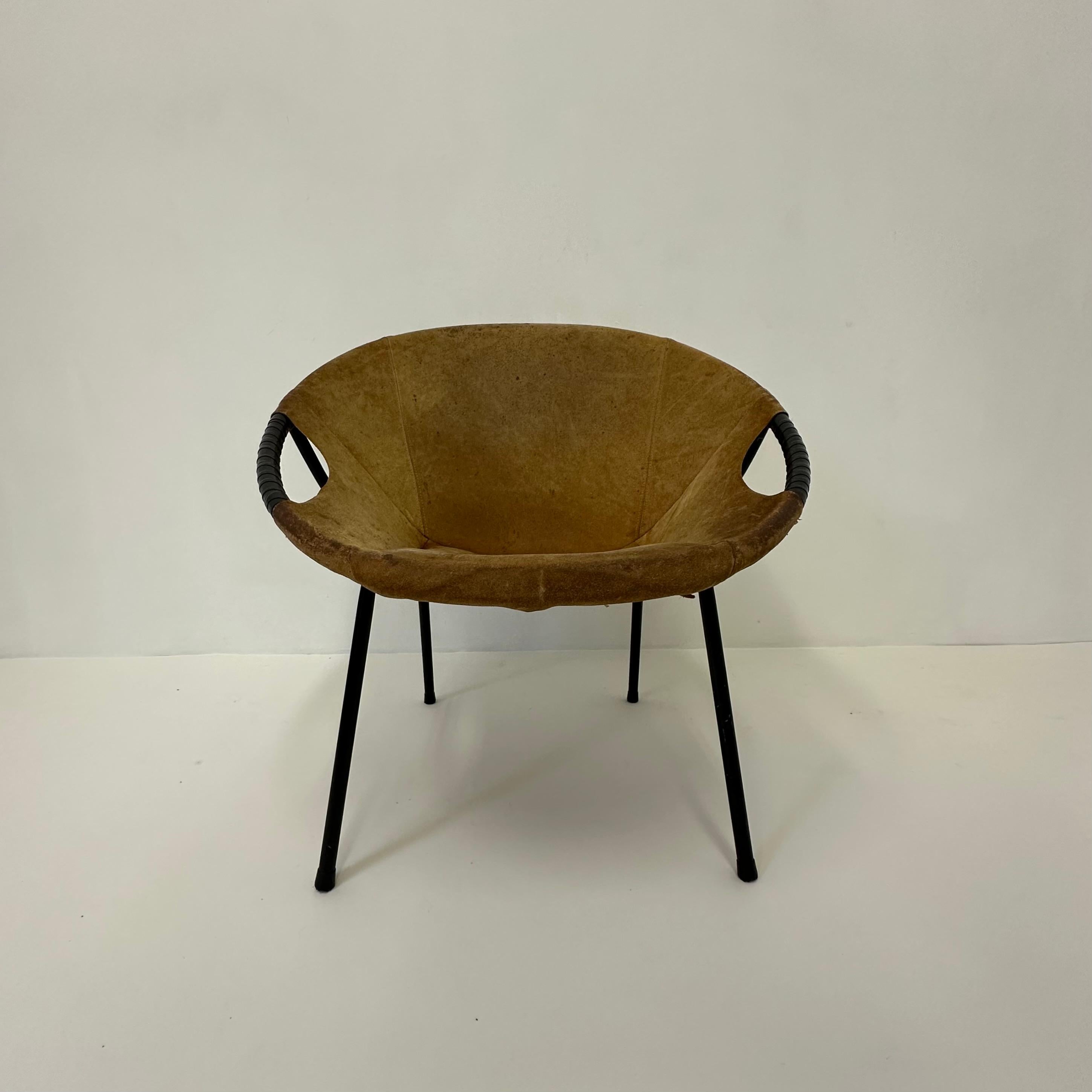 Silla globo vintage de Lusch & Co , años 70 , Alemania 1