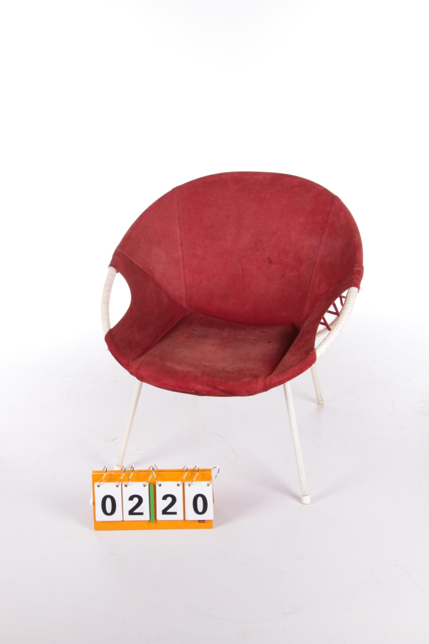 Mid-Century Modern Vintage Balloon Chair Design by Lusch Erzeugnis, 1960s