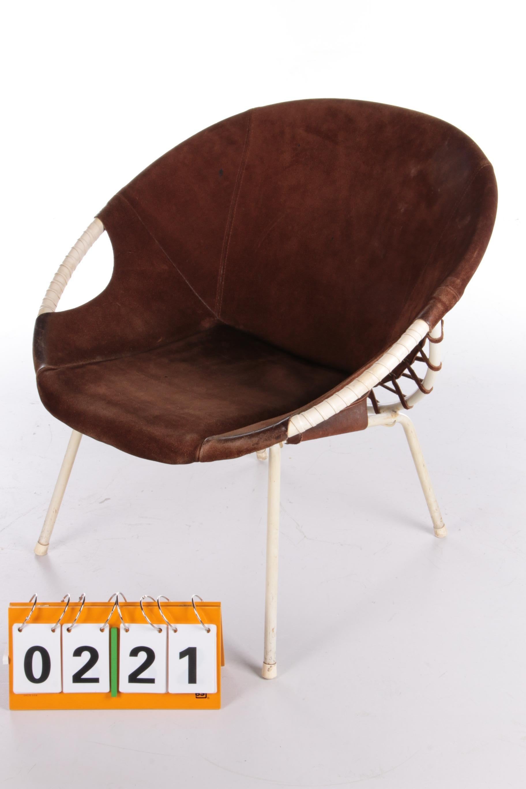 German Vintage Balloon Chair Design by Lusch Erzeugnis, 1960s