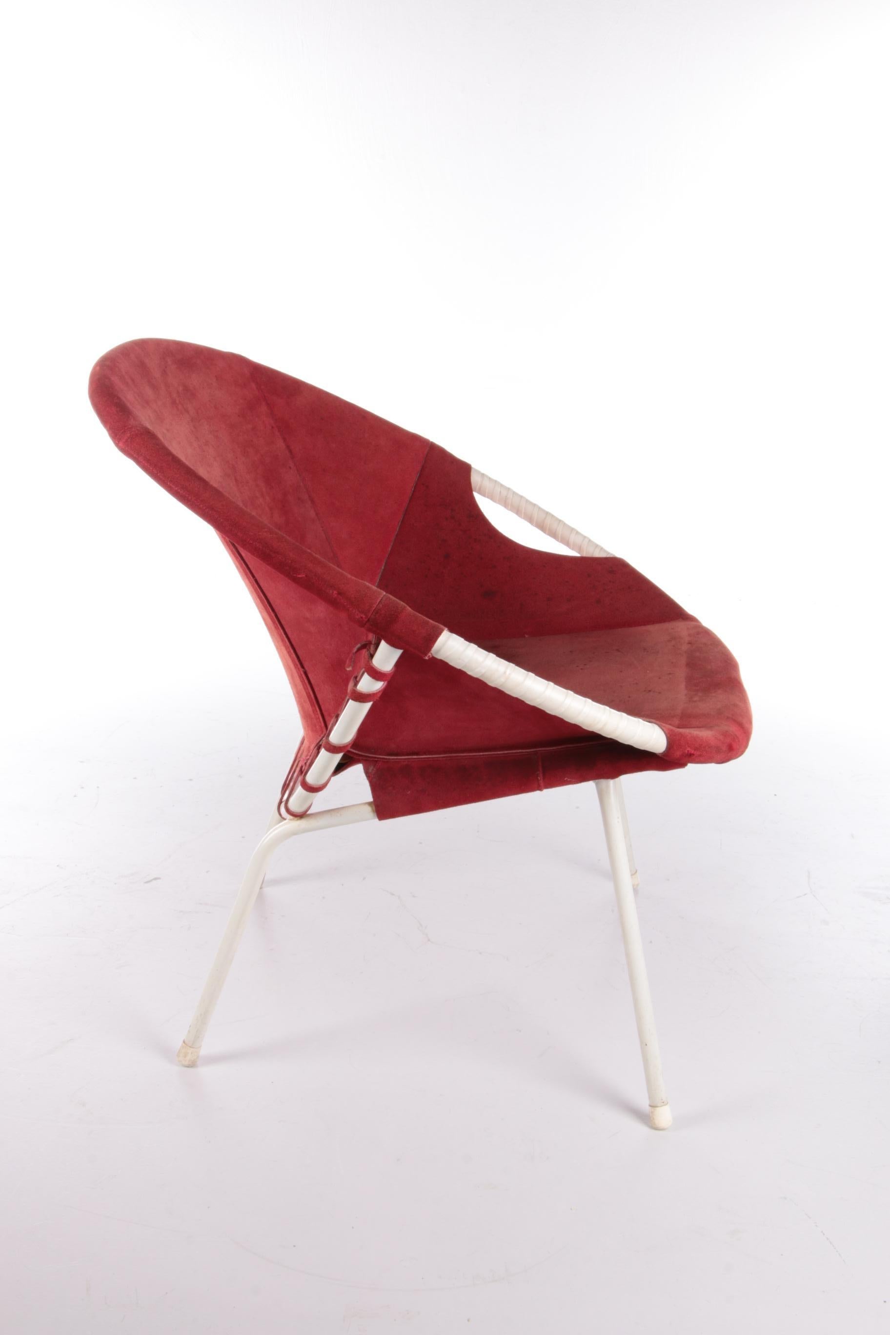 Metal Vintage Balloon Chair Design by Lusch Erzeugnis, 1960s