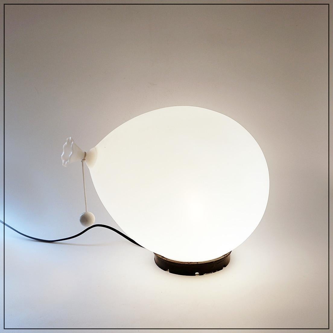 Lampada a palloncino vintage di Yves Christin per Bilumen, anni '80 in vendita 6