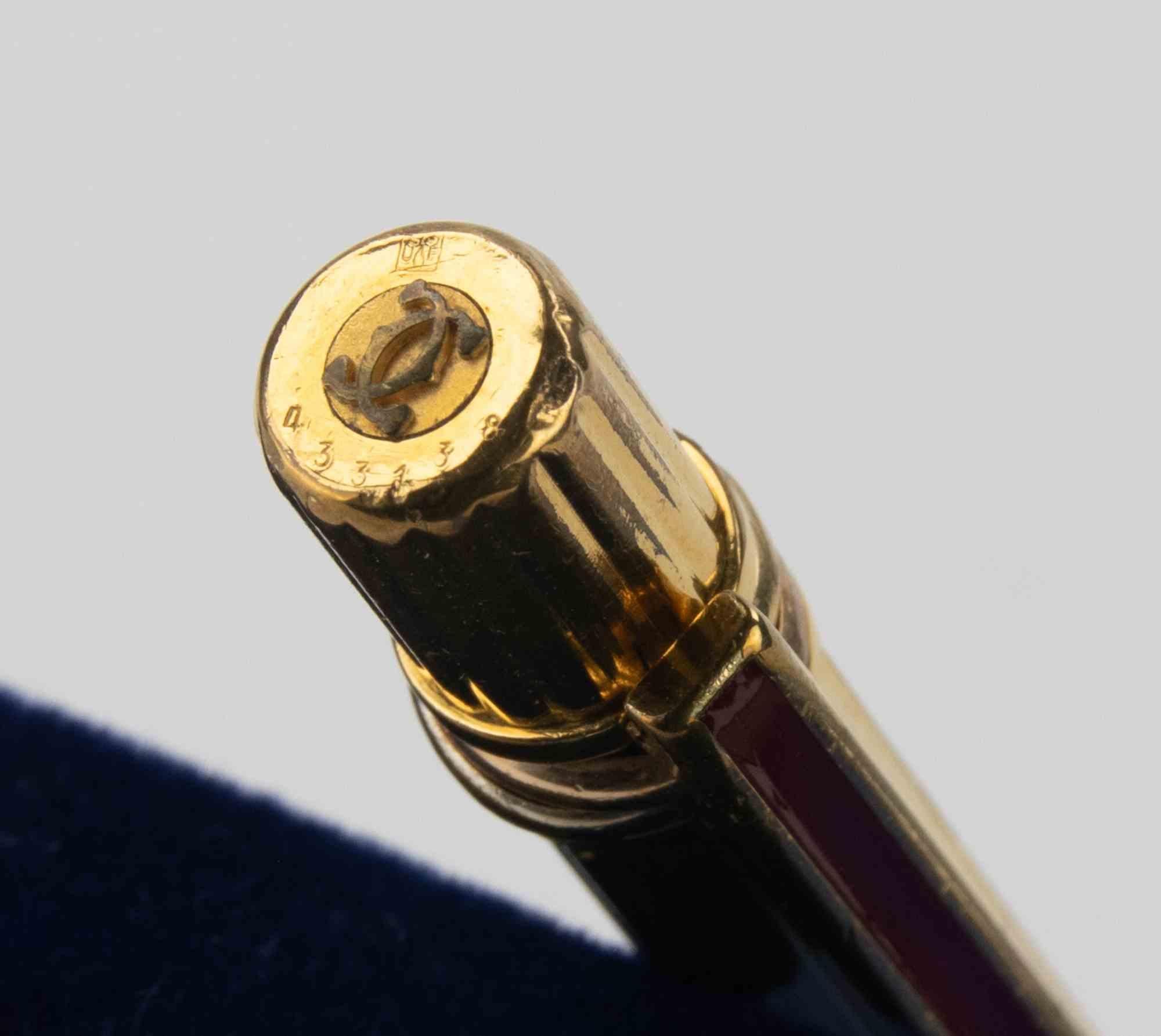 Bolígrafo vintage Le Must de Cartier Vendome, años 80 en Bueno estado para la venta en Roma, IT
