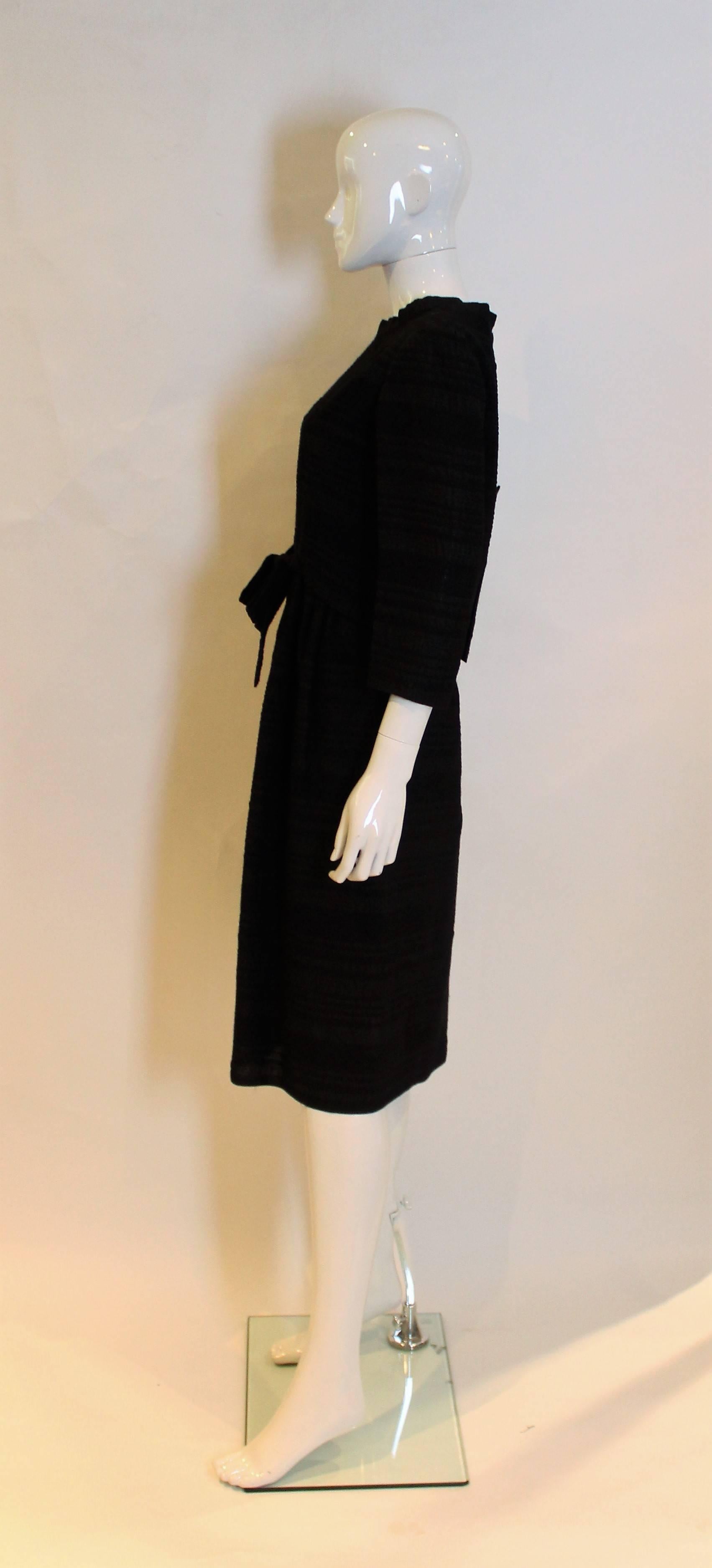 Women's Vintage Balmain Black Dinner Dress
