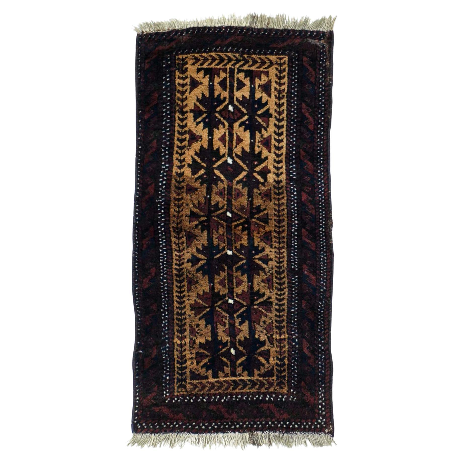 Vintage Balouch Rug 1'7'' x 2'9''