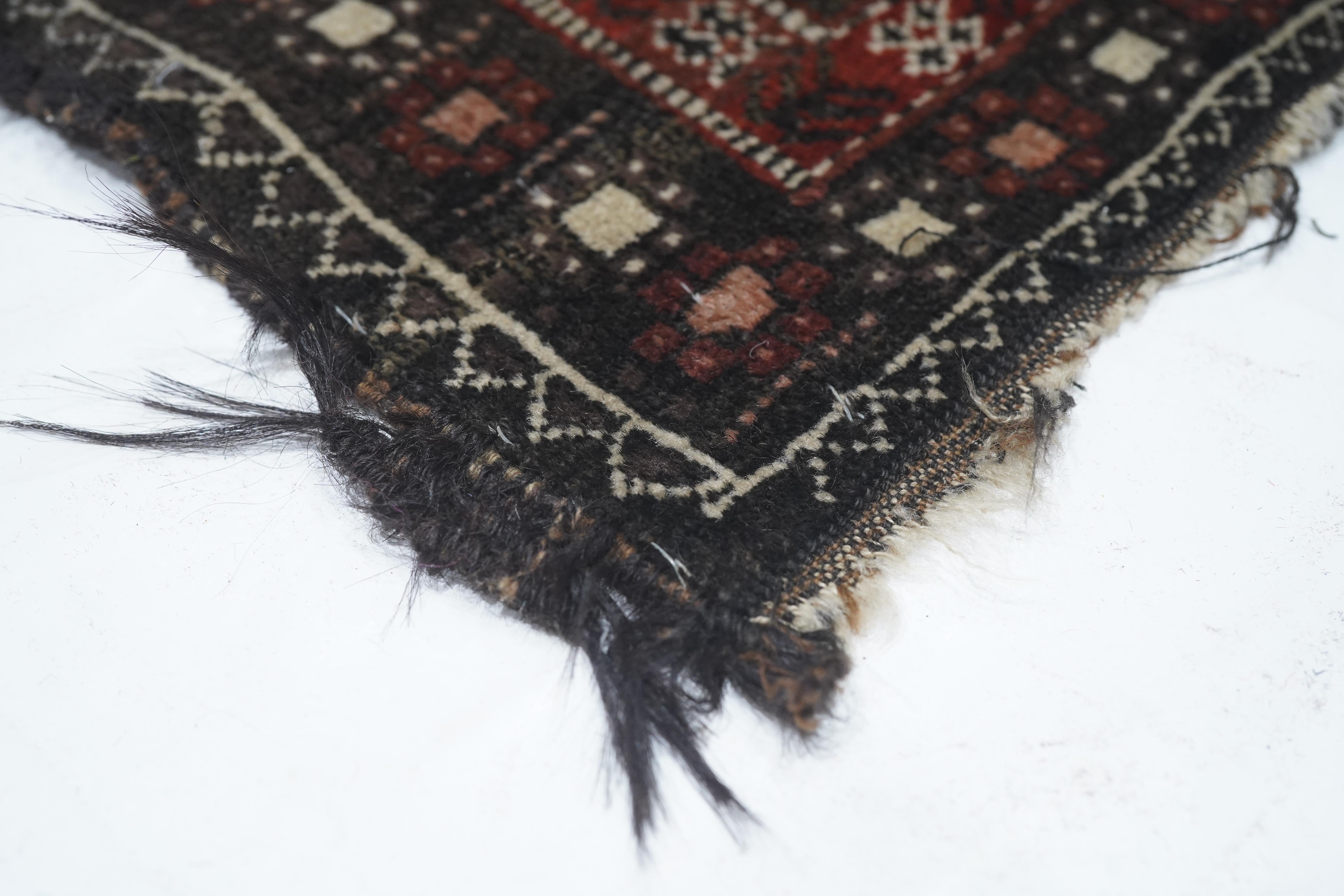 Afghano Tappeto Vintage Balouch 3'0'' x 6'0'' in vendita