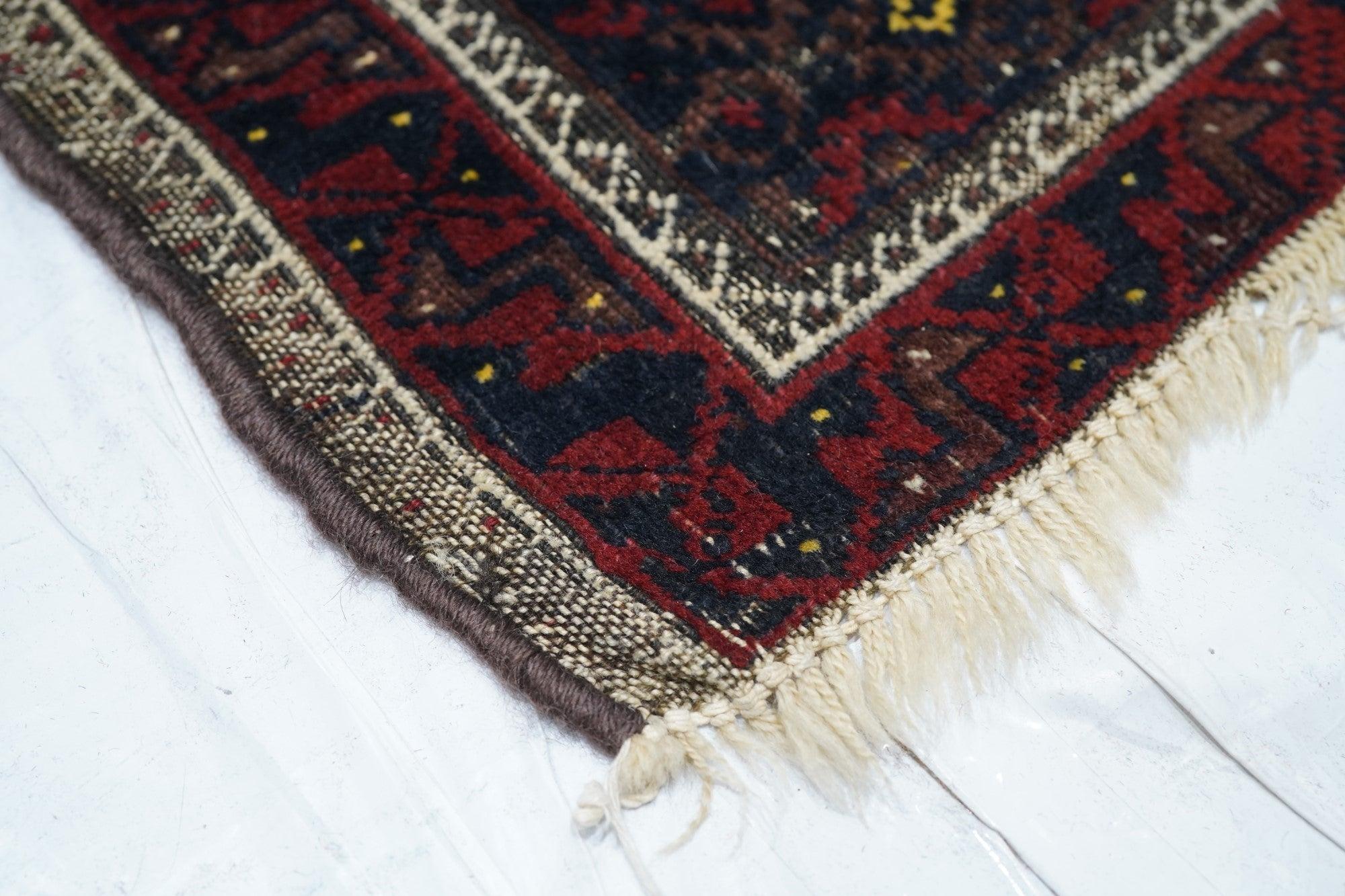 Balouch-Teppich im Vintage-Stil 3'5'' x 6'0