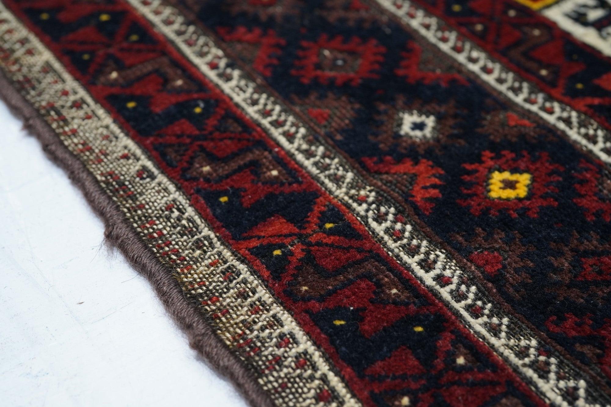 Balouch-Teppich im Vintage-Stil 3'5'' x 6'0