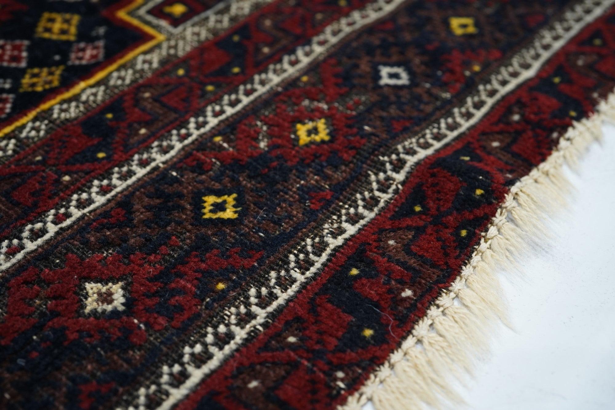 Balouch-Teppich im Vintage-Stil 3'5'' x 6'0