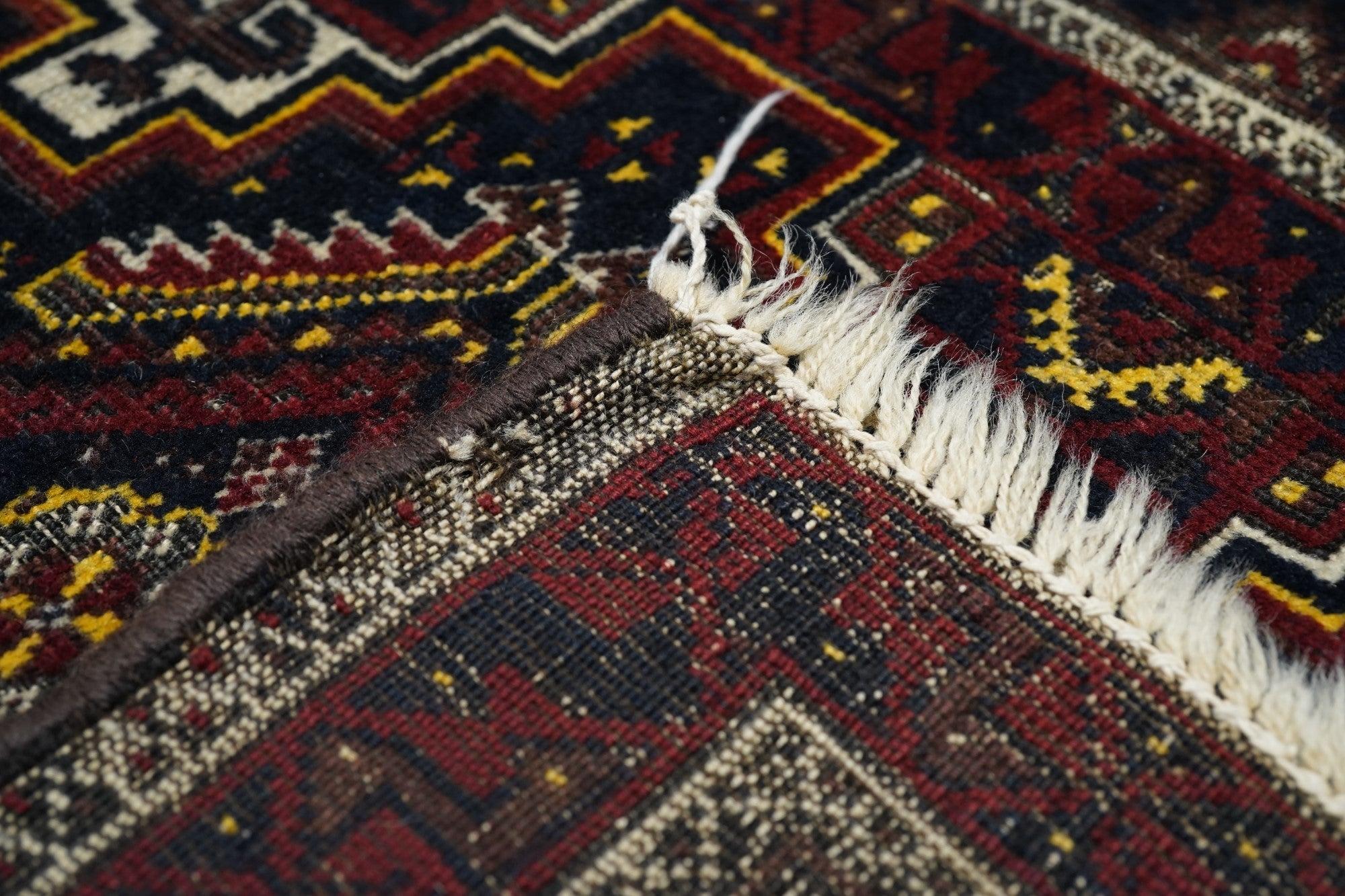 Balouch-Teppich im Vintage-Stil 3'5'' x 6'0