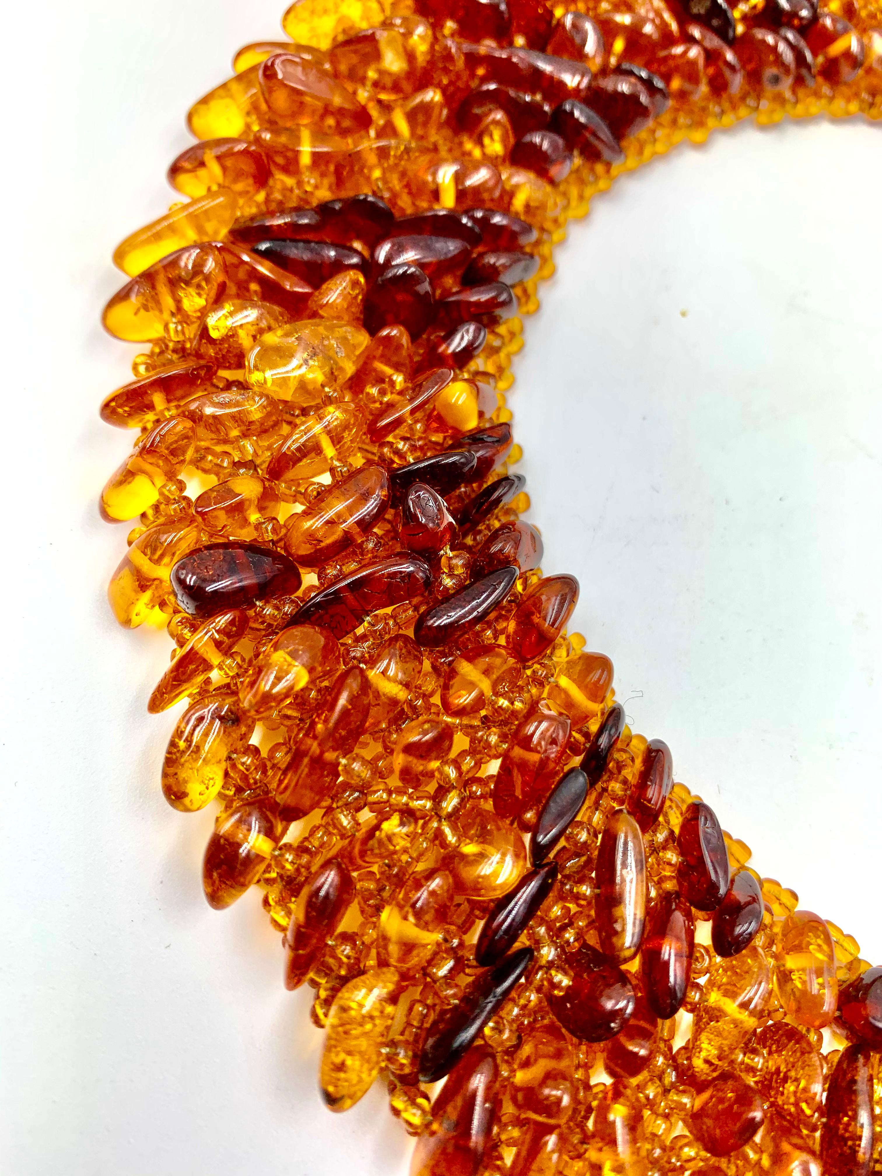 vintage amber necklace