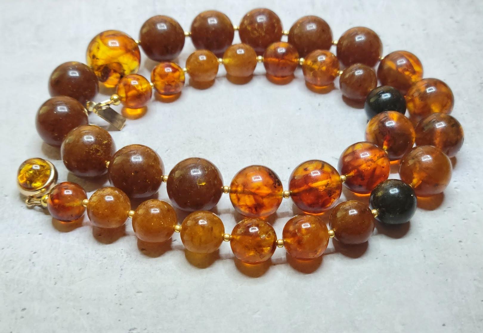 antique amber necklace