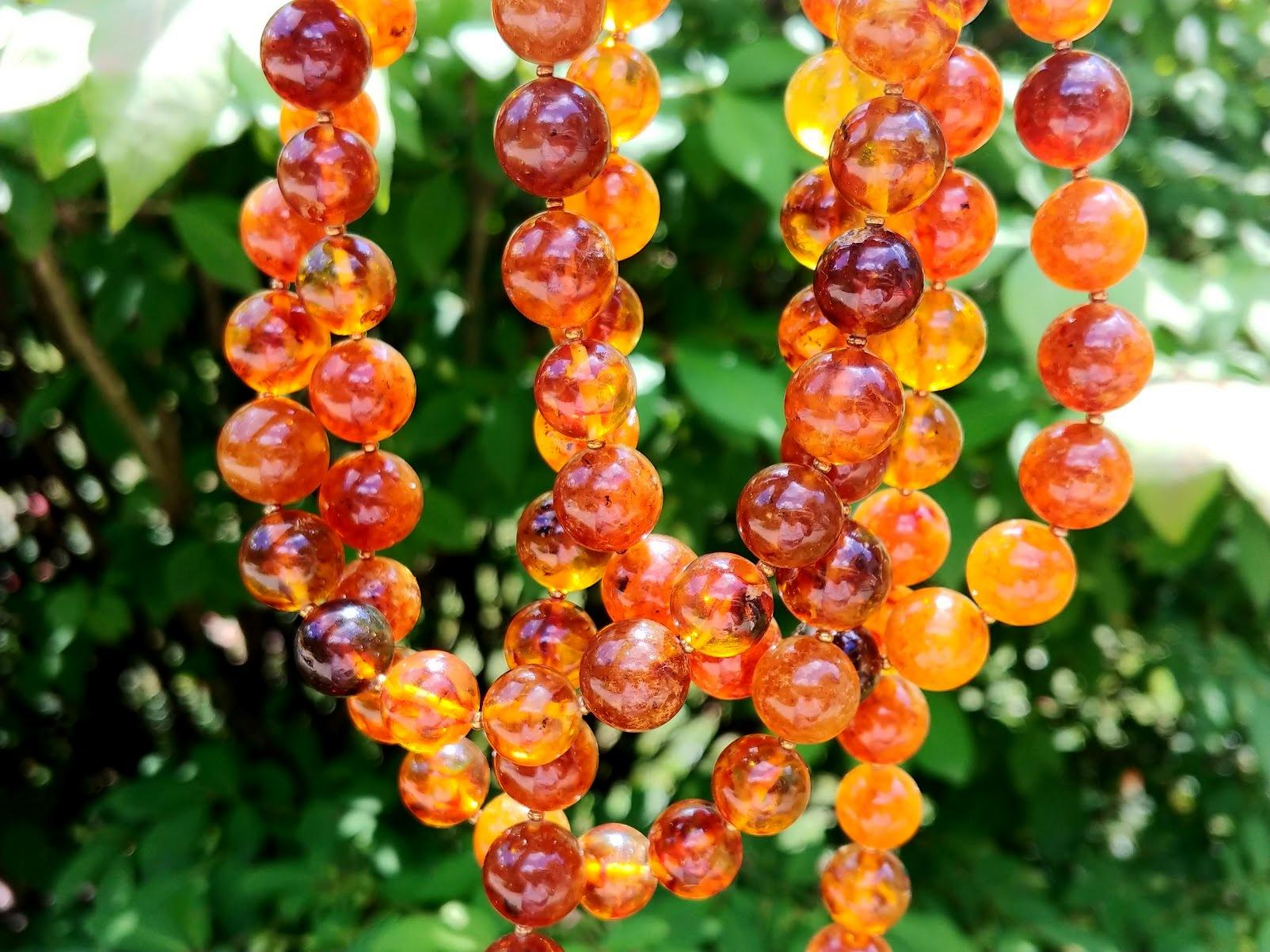 Vintage Baltic Amber Necklace In Excellent Condition For Sale In Chesterland, OH
