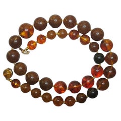 Collana in ambra baltica vintage