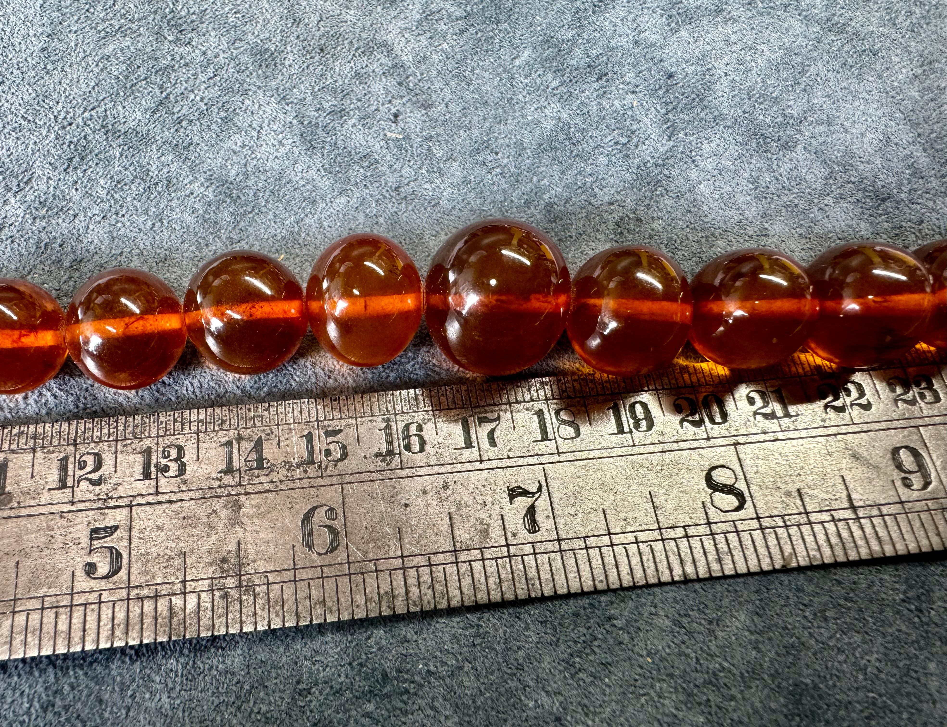 Ball Cut Vintage Baltic Amber necklace from the 1950-60s For Sale