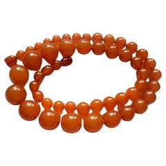 Used Baltic Butterscotch Amber Necklace