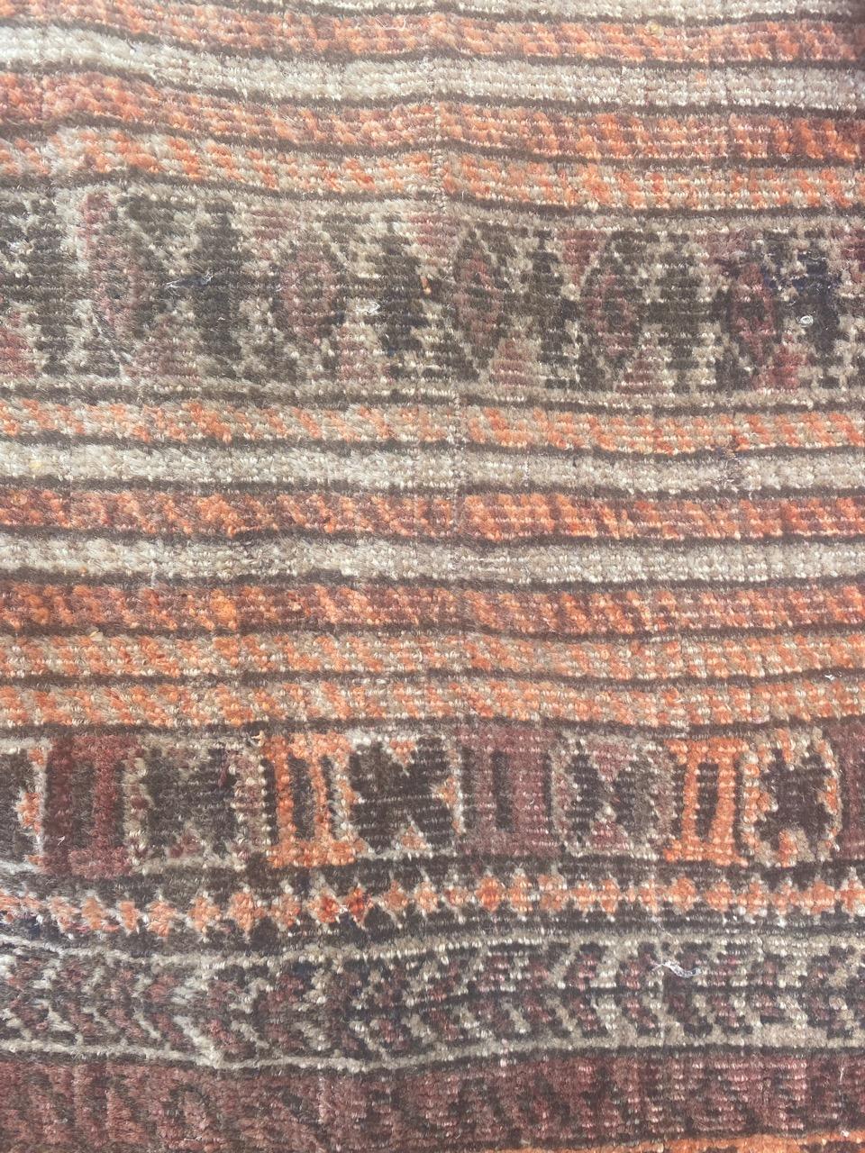 Bobyrug’s Vintage Baluch Afghan Rug For Sale 6