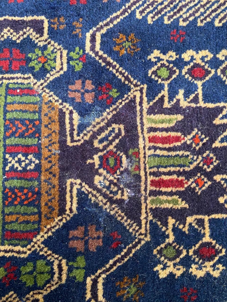 Bobyrug’s Vintage Baluch Afghan Rug For Sale 10