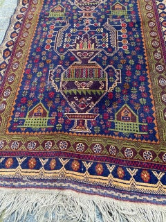 Alfombra afgana Baluch Vintage de Bobyrug