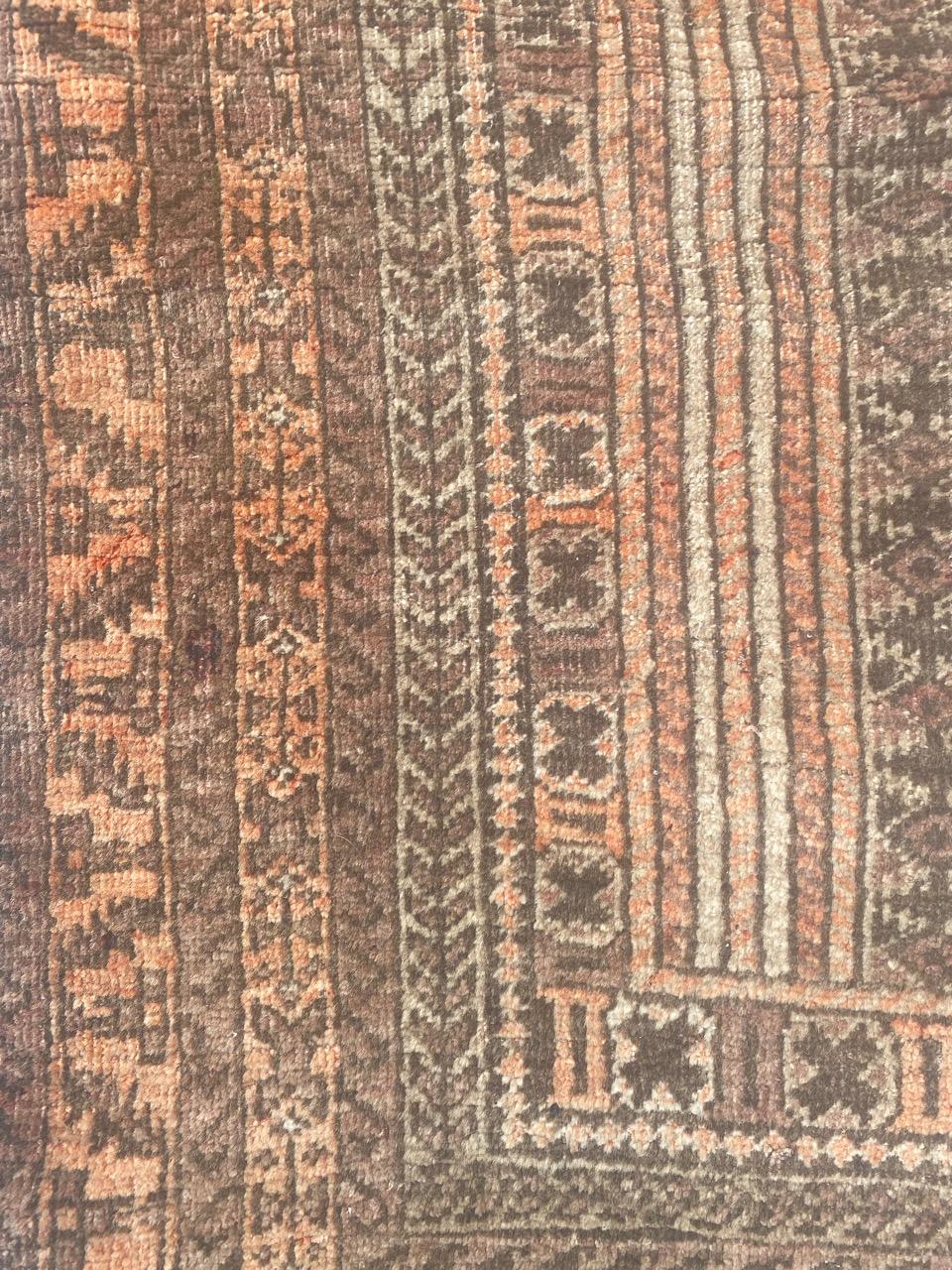 Tribal Bobyrug’s Vintage Baluch Afghan Rug For Sale