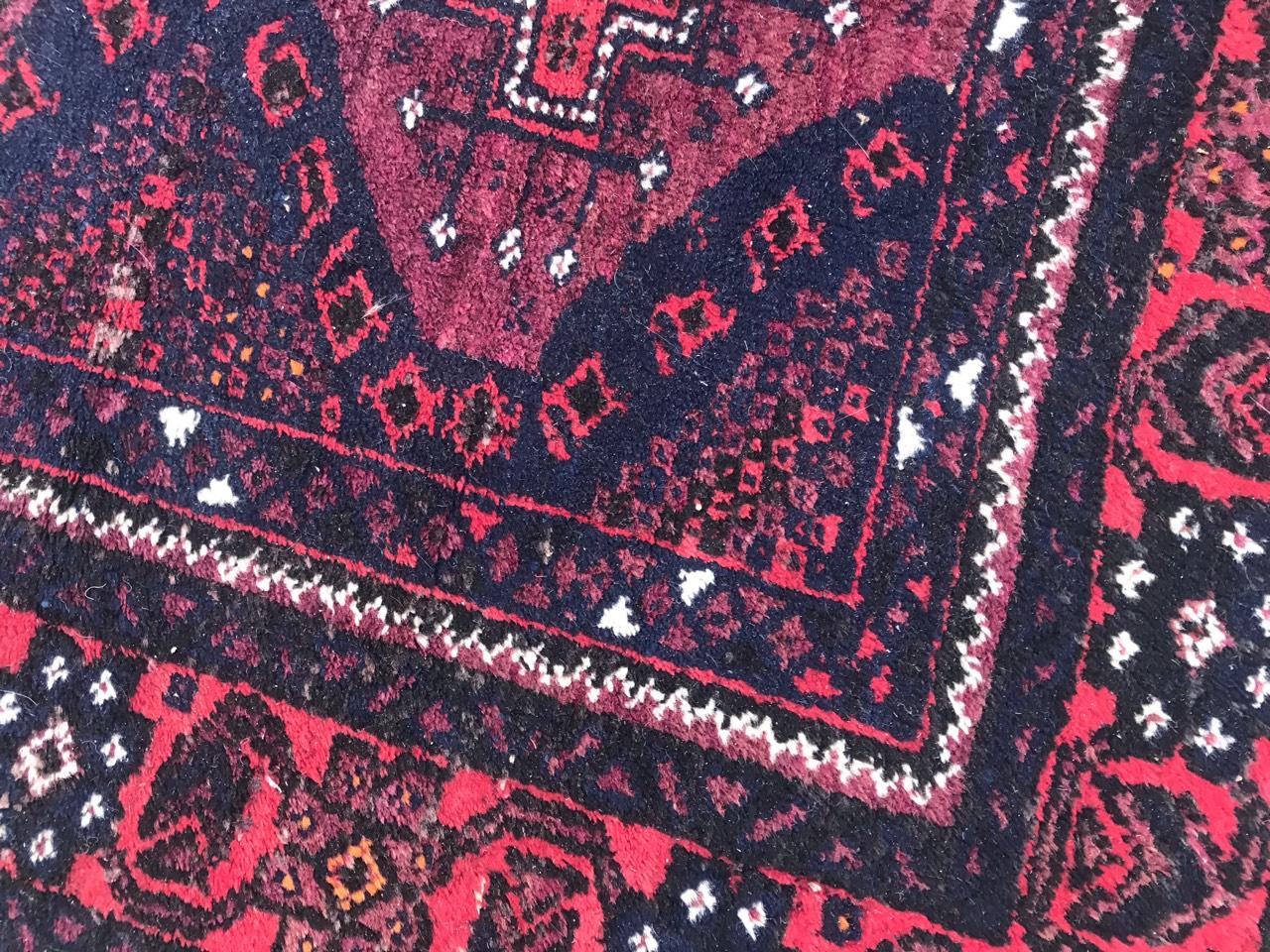 Vieux tapis afghan baloutche en vente 1