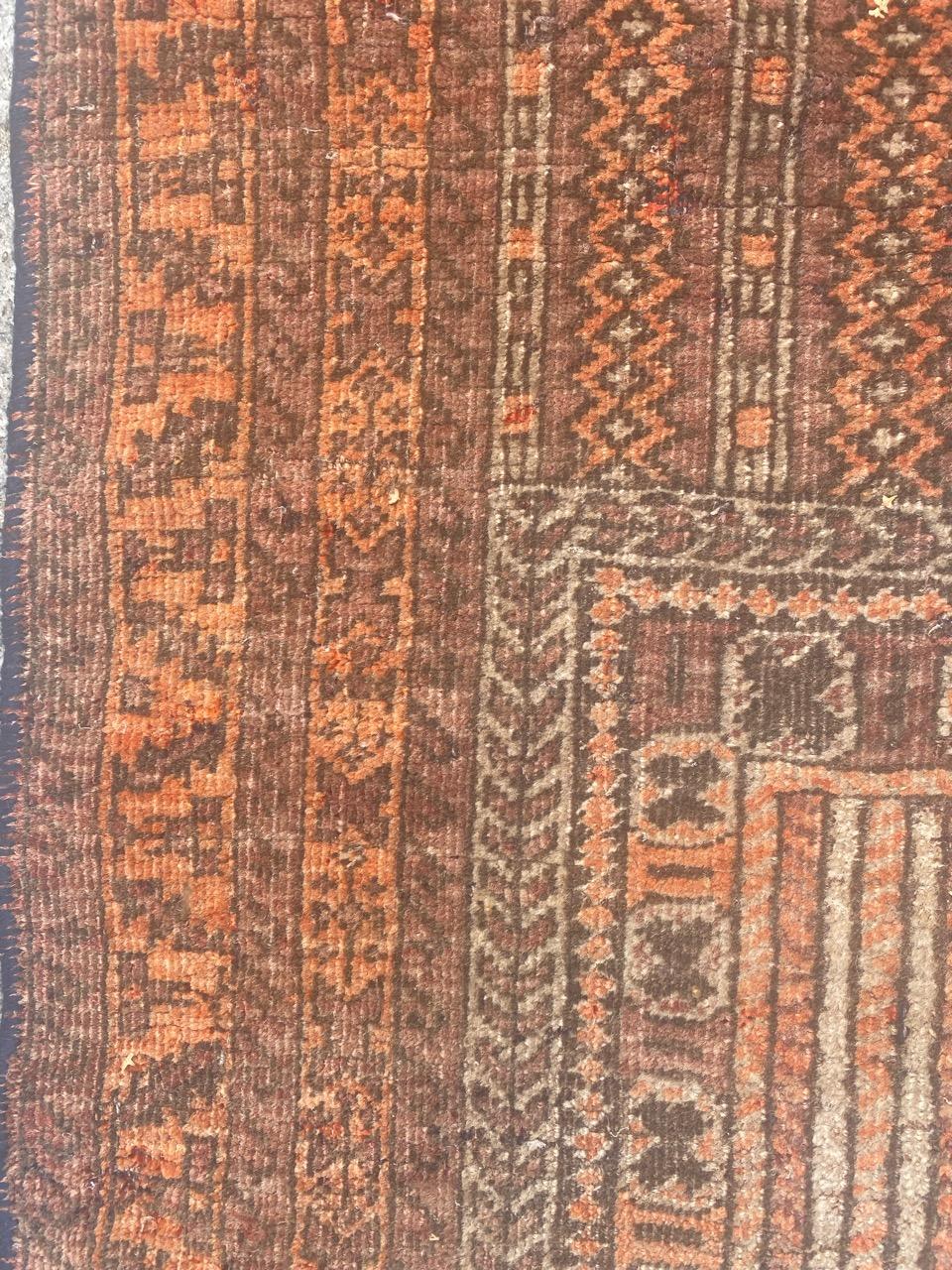 Bobyrug’s Vintage Baluch Afghan Rug For Sale 1