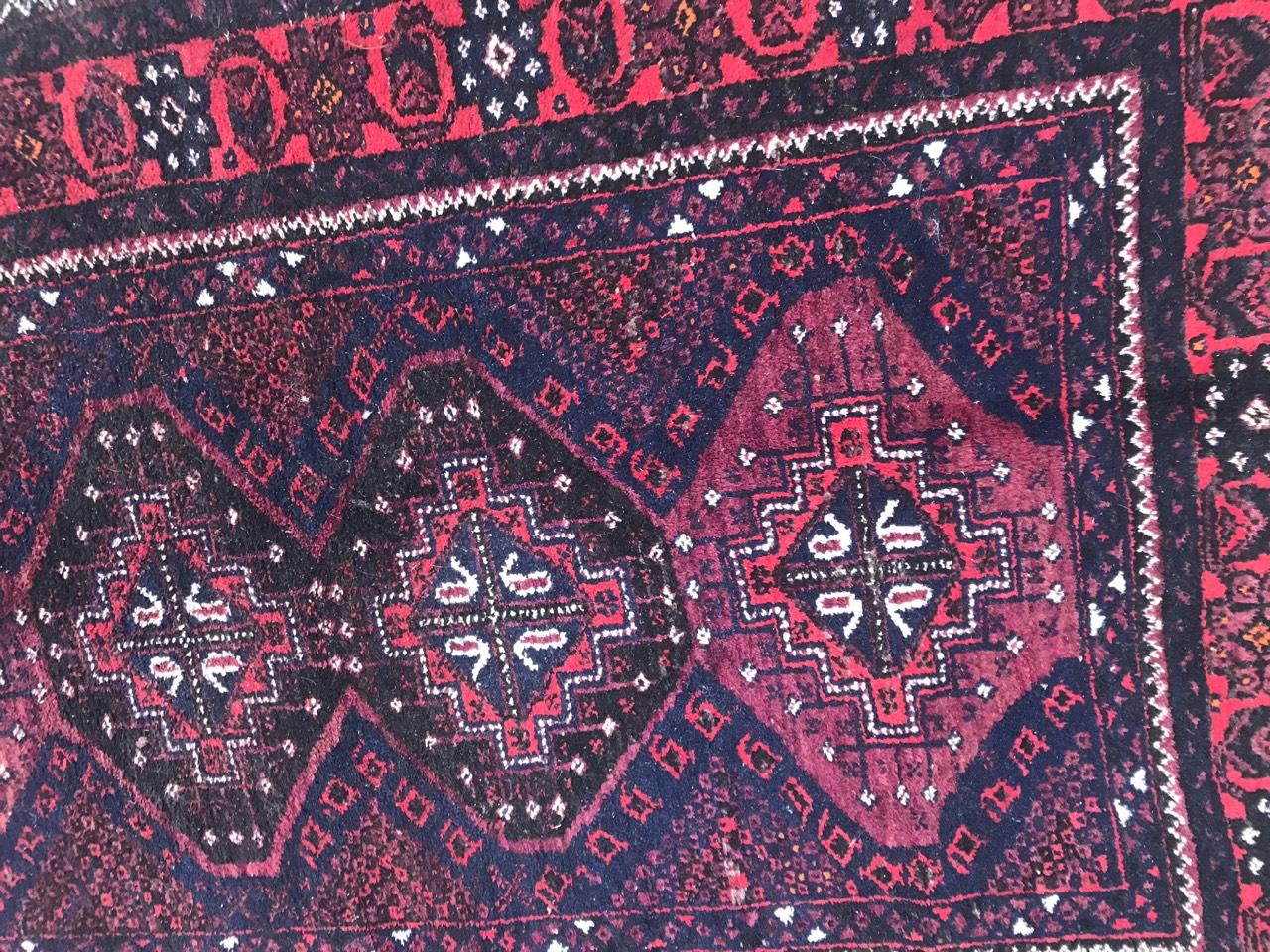 Vieux tapis afghan baloutche en vente 2