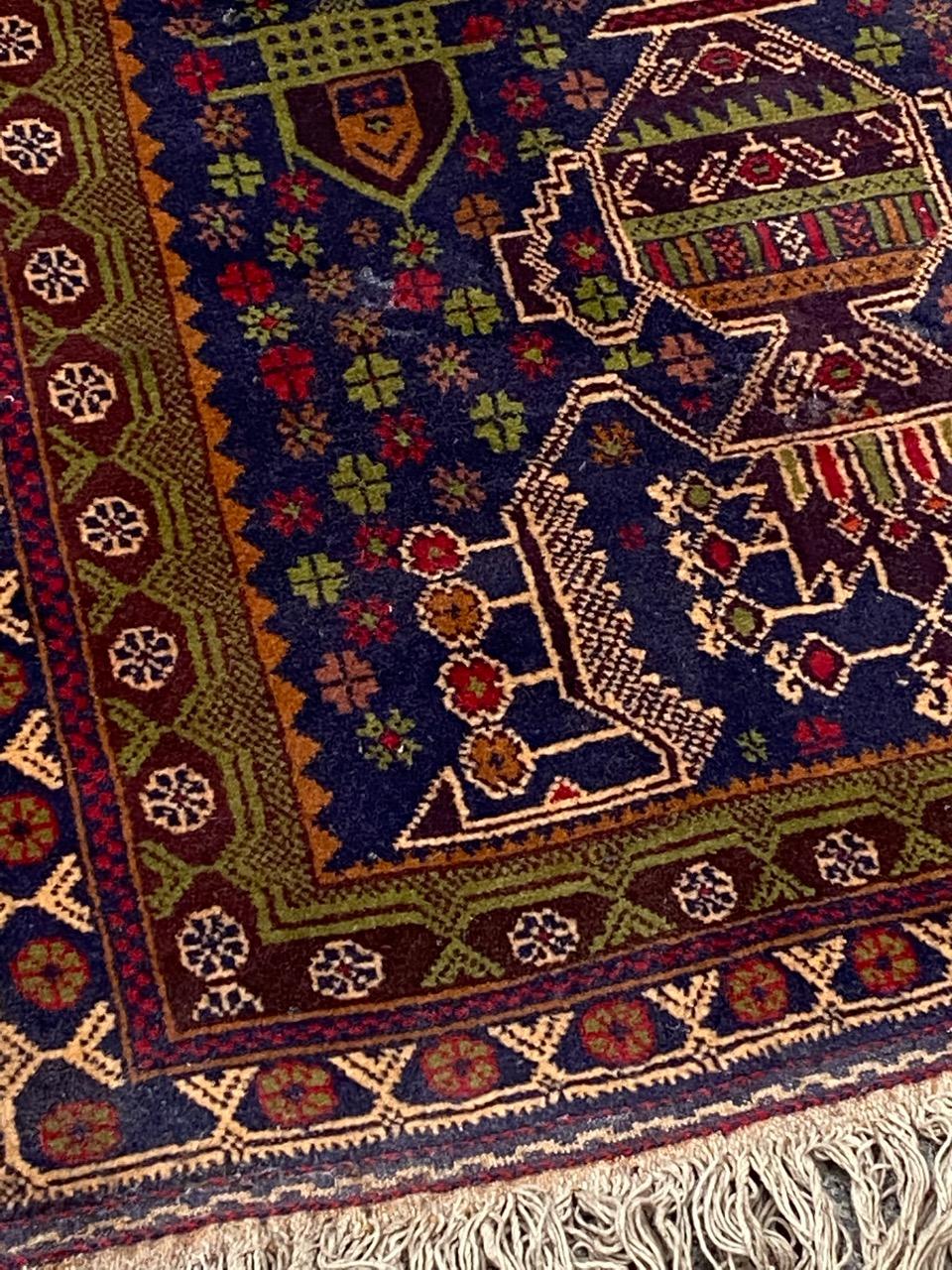 Bobyrug’s Vintage Baluch Afghan Rug For Sale 2