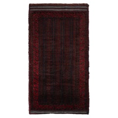 Tapis afghan Baluch à motifs rouges et bleus de Rug & Kilim