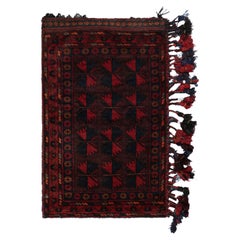 Vintage Baluch Persian rug in Brown with Red 
Blue Patterns from Rug 
Kilim