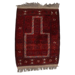 Vintage Baluch Prayer Rug - 20th Century Baluch Rug, Antique Rug, Vintage Rug