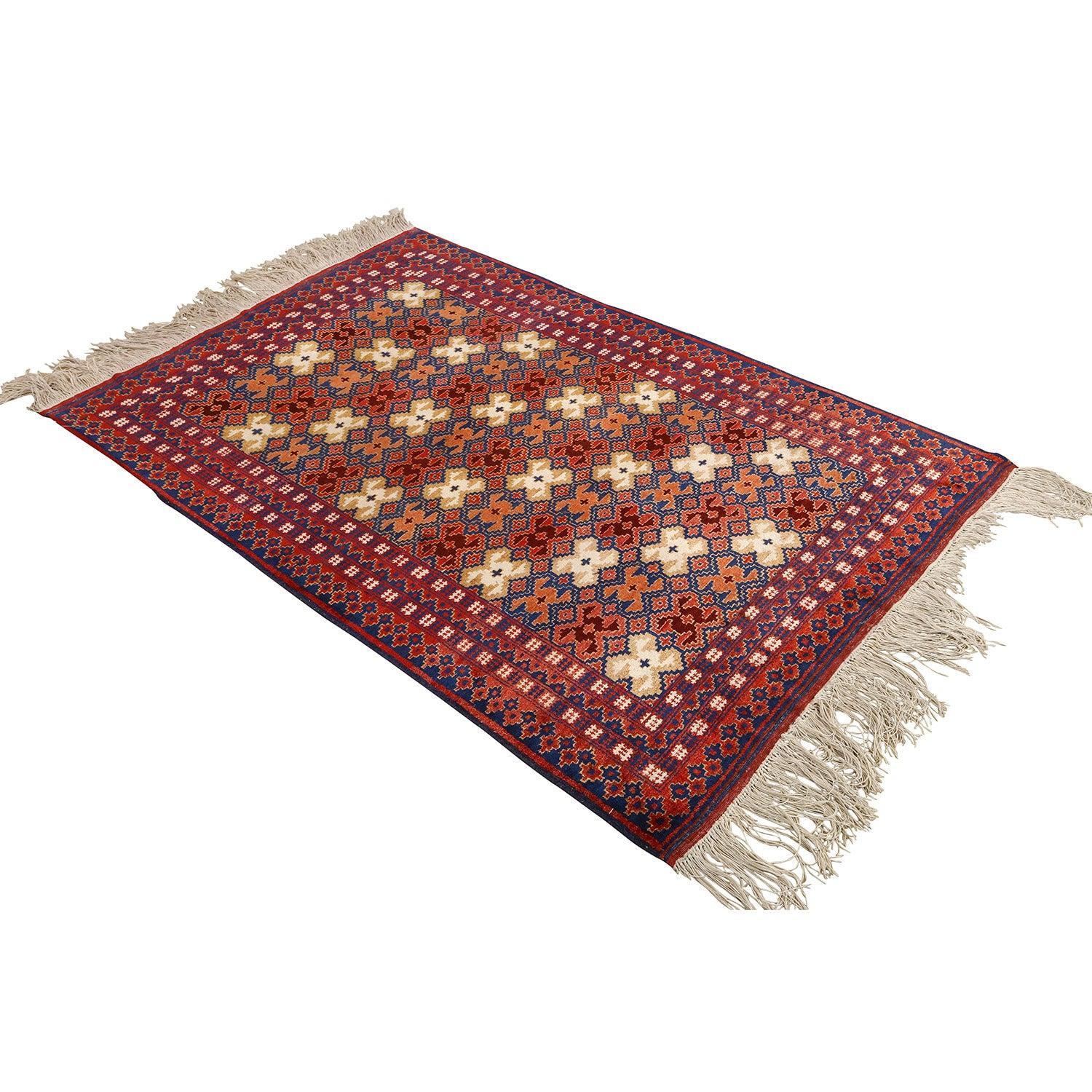 Alfombra Baluch Vintage de Seda Pura - Tamaño: 5'9x3'10 Persa en venta