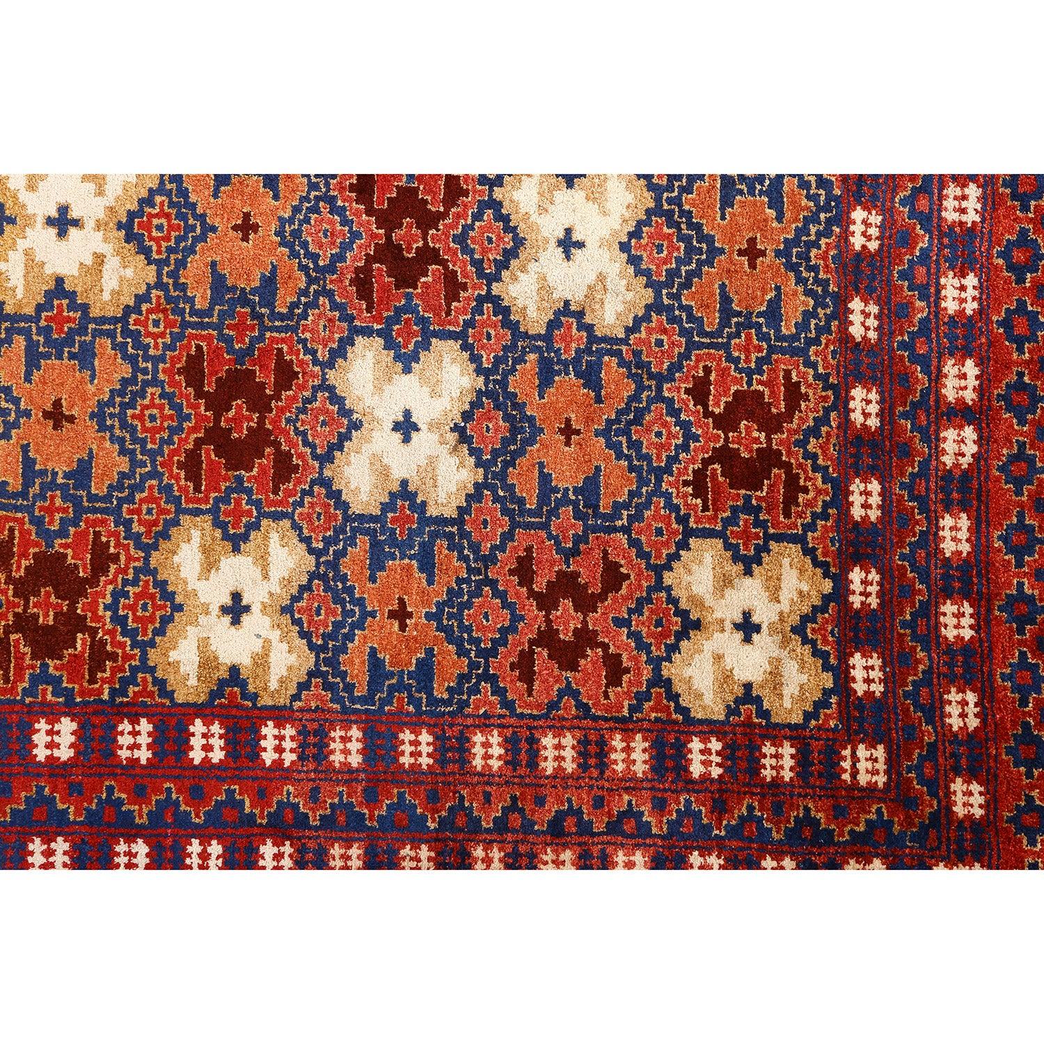 Alfombra Baluch Vintage de Seda Pura - Tamaño: 5'9x3'10 Anudado a mano en venta