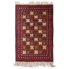 Vintage Baluch Rug in Pure Silk - Size: 5'9x3'10