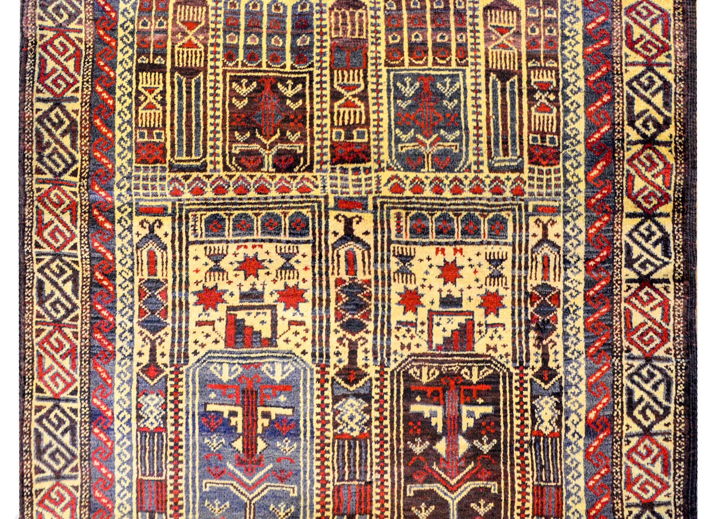 antique baluch prayer rug