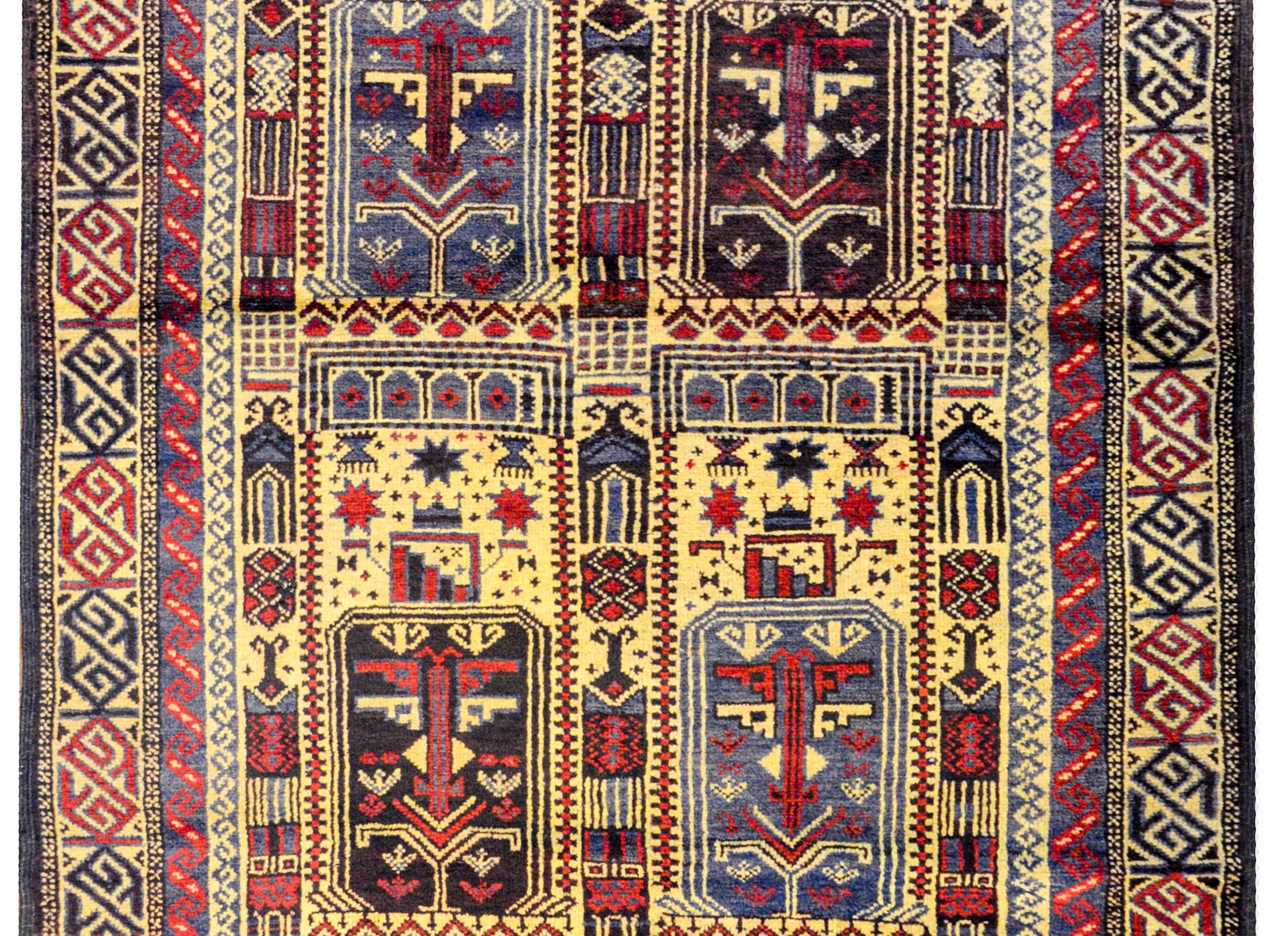 antique baluch prayer rug