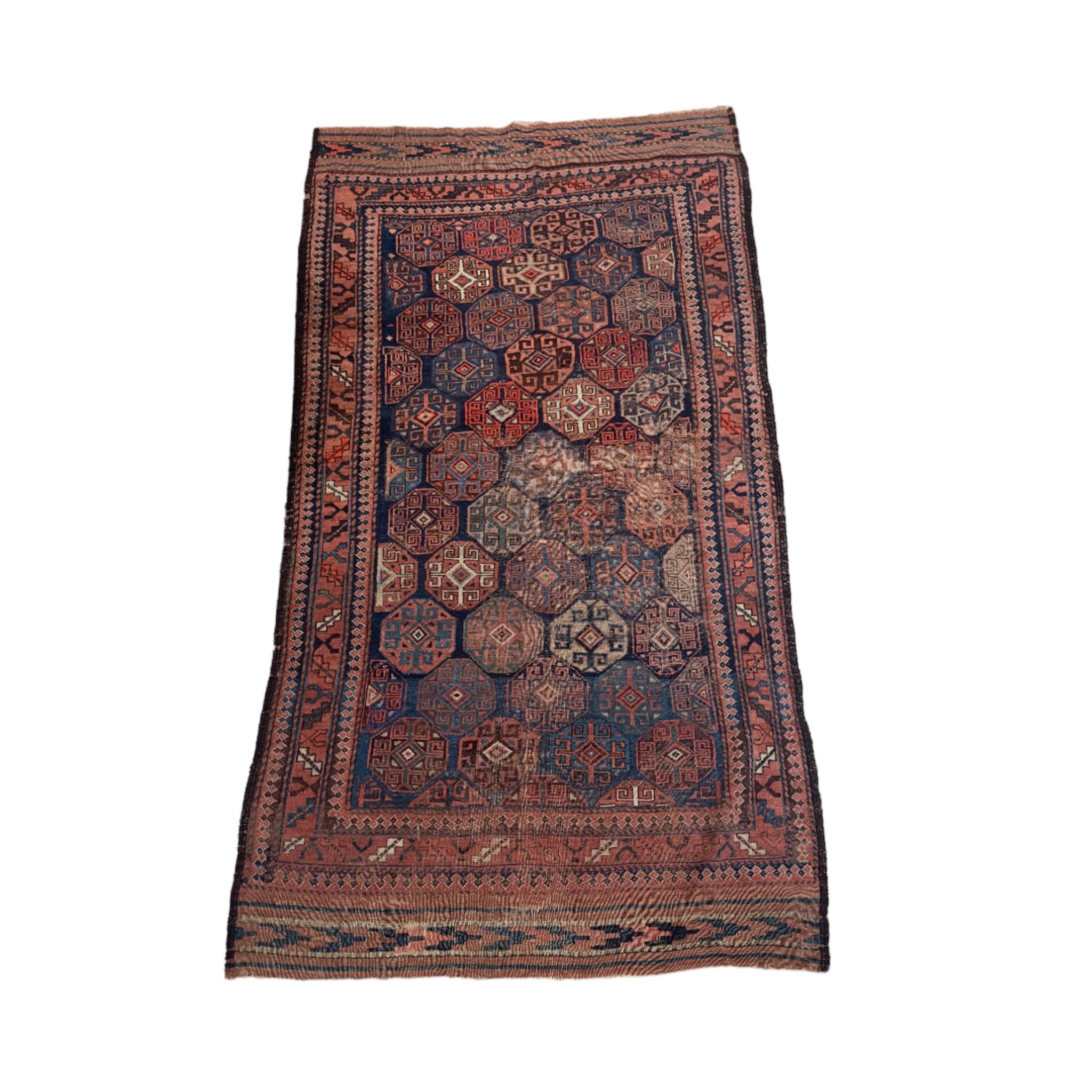 Vintage Baluchi Rug 7'8