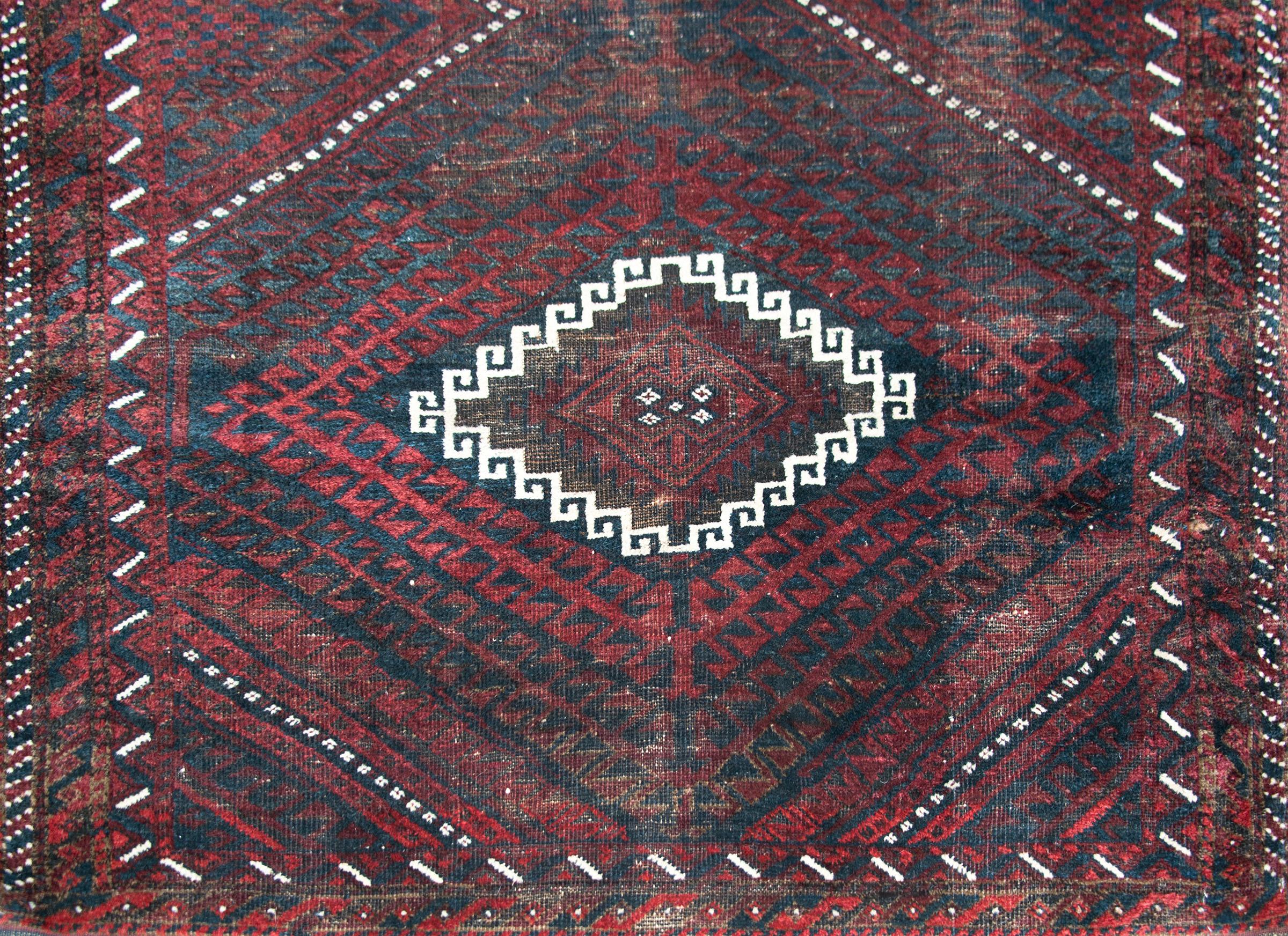 Vintage Baluchi Runner In Good Condition For Sale In Chicago, IL